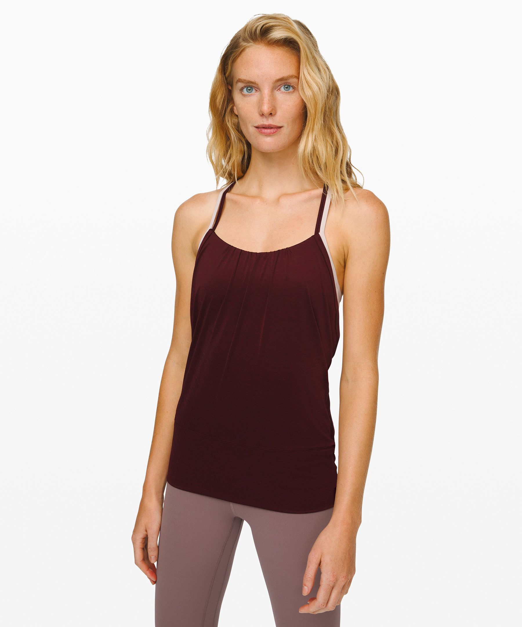 Flow Y Long Line 2-in-1 Tank | lululemon Hong Kong SAR