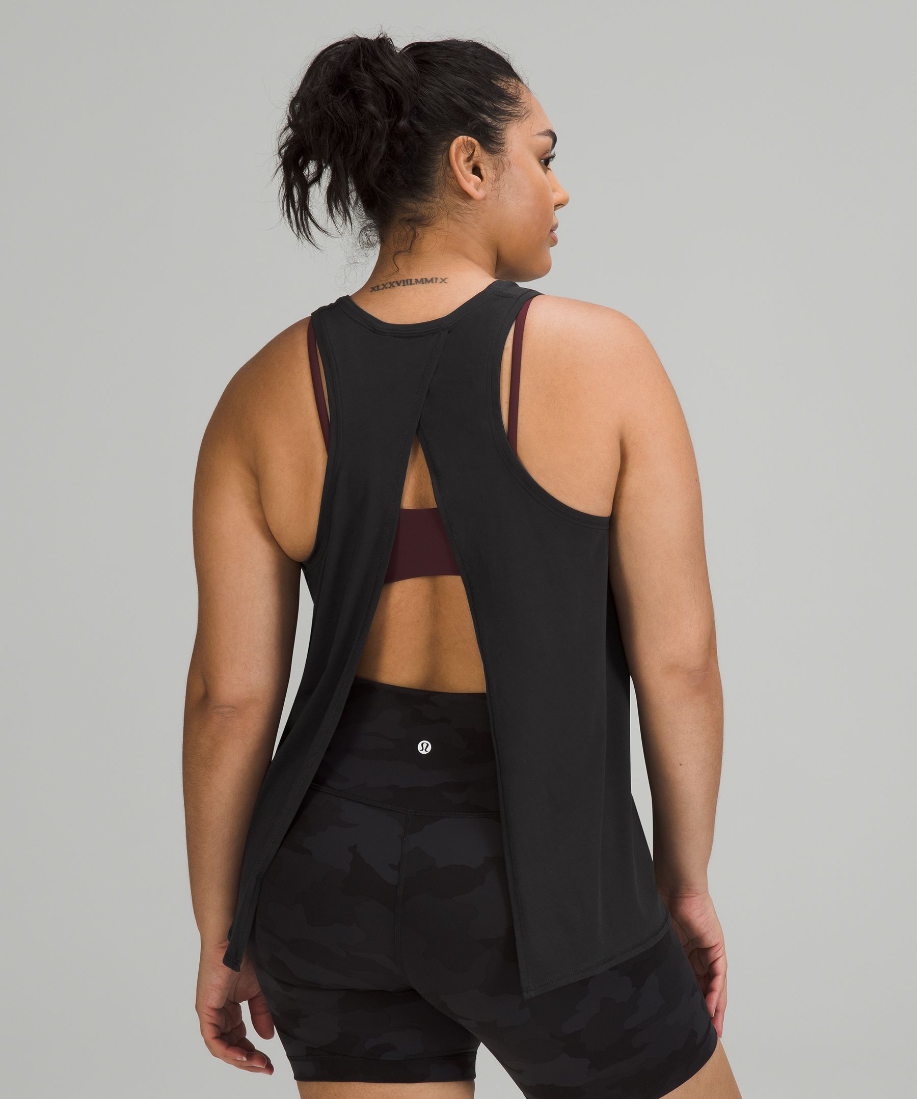 lululemon open back shirt