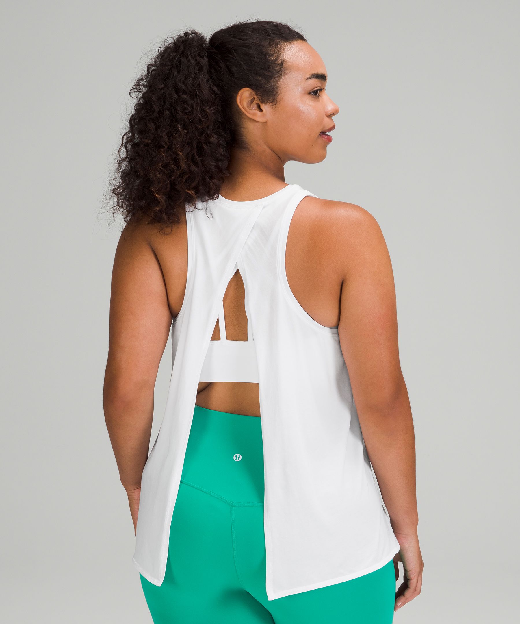 Lululemon All Tied Up Tank Top - Desert Sun - lulu fanatics