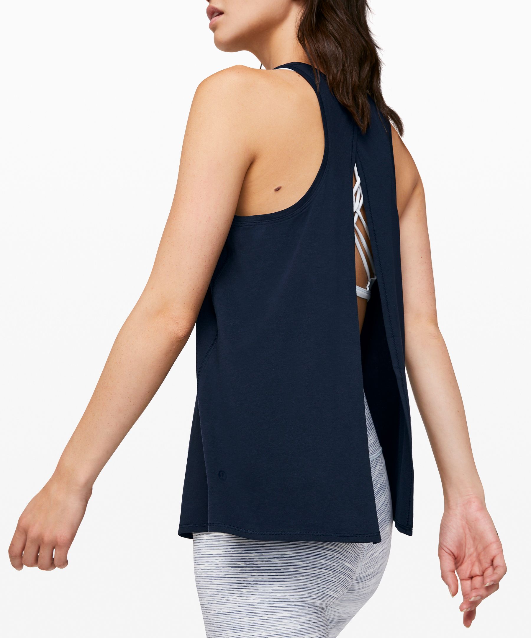 lululemon tie back shirt