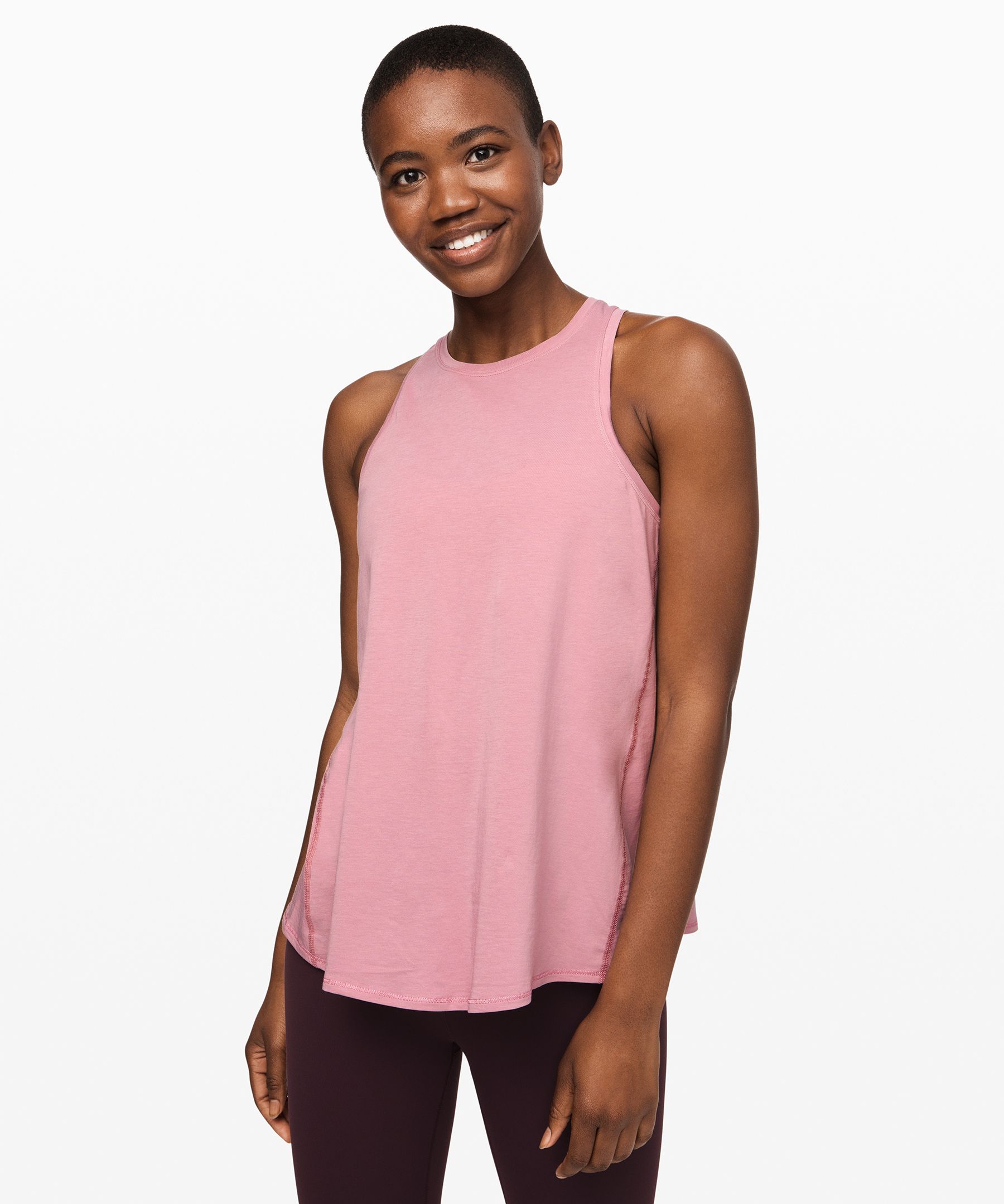 Lululemon All Tied Up Tank In Pink Taupe