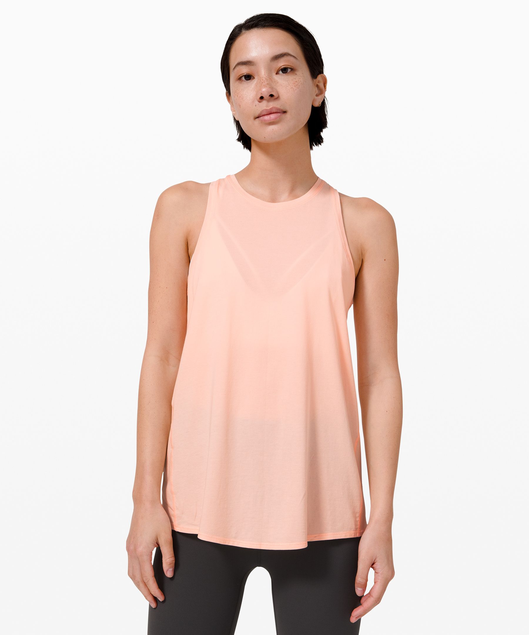 Lululemon All Tied Up Tank In Pink Taupe