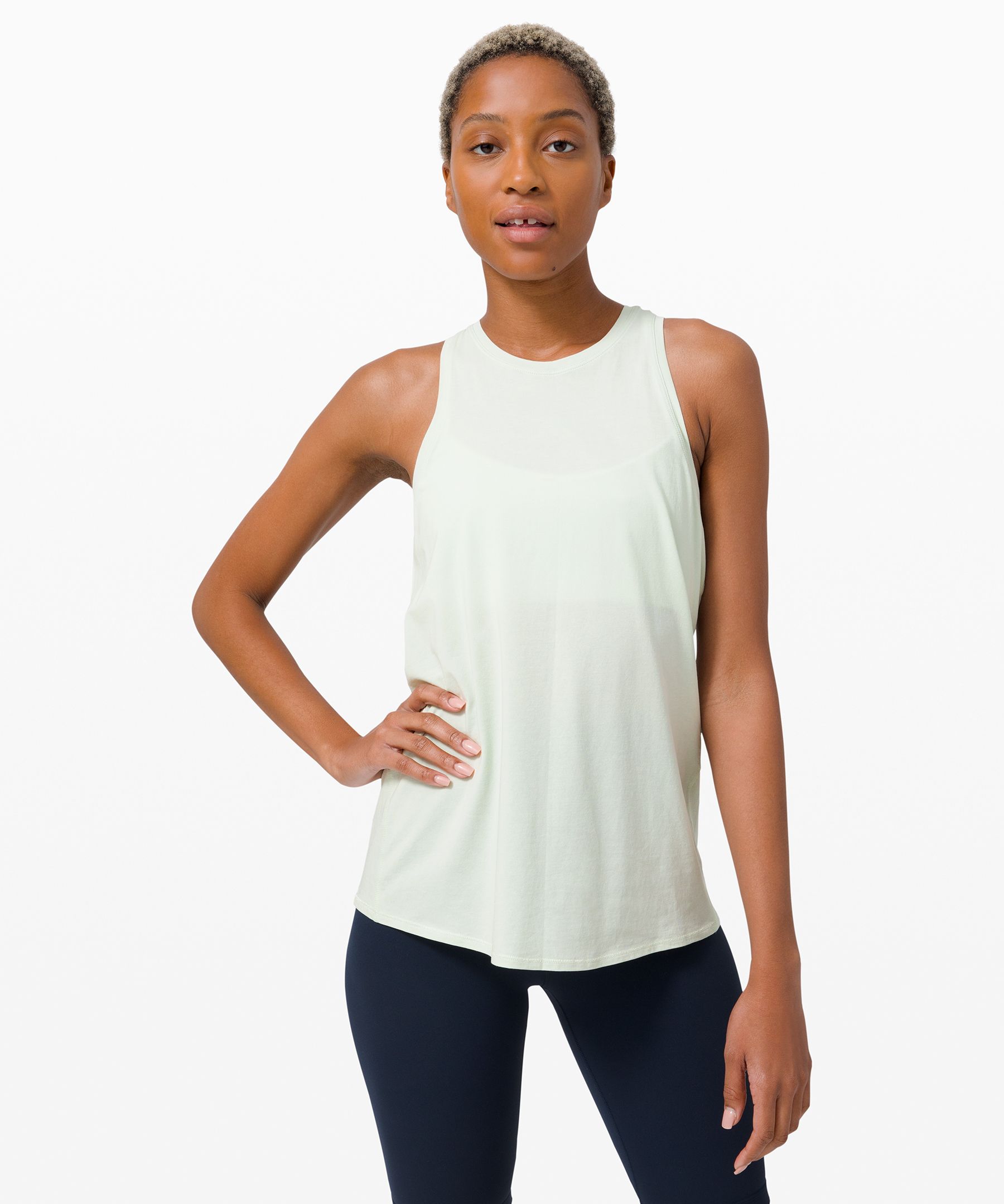 Lululemon All Tied Up Tank *pima Cotton In Springtime