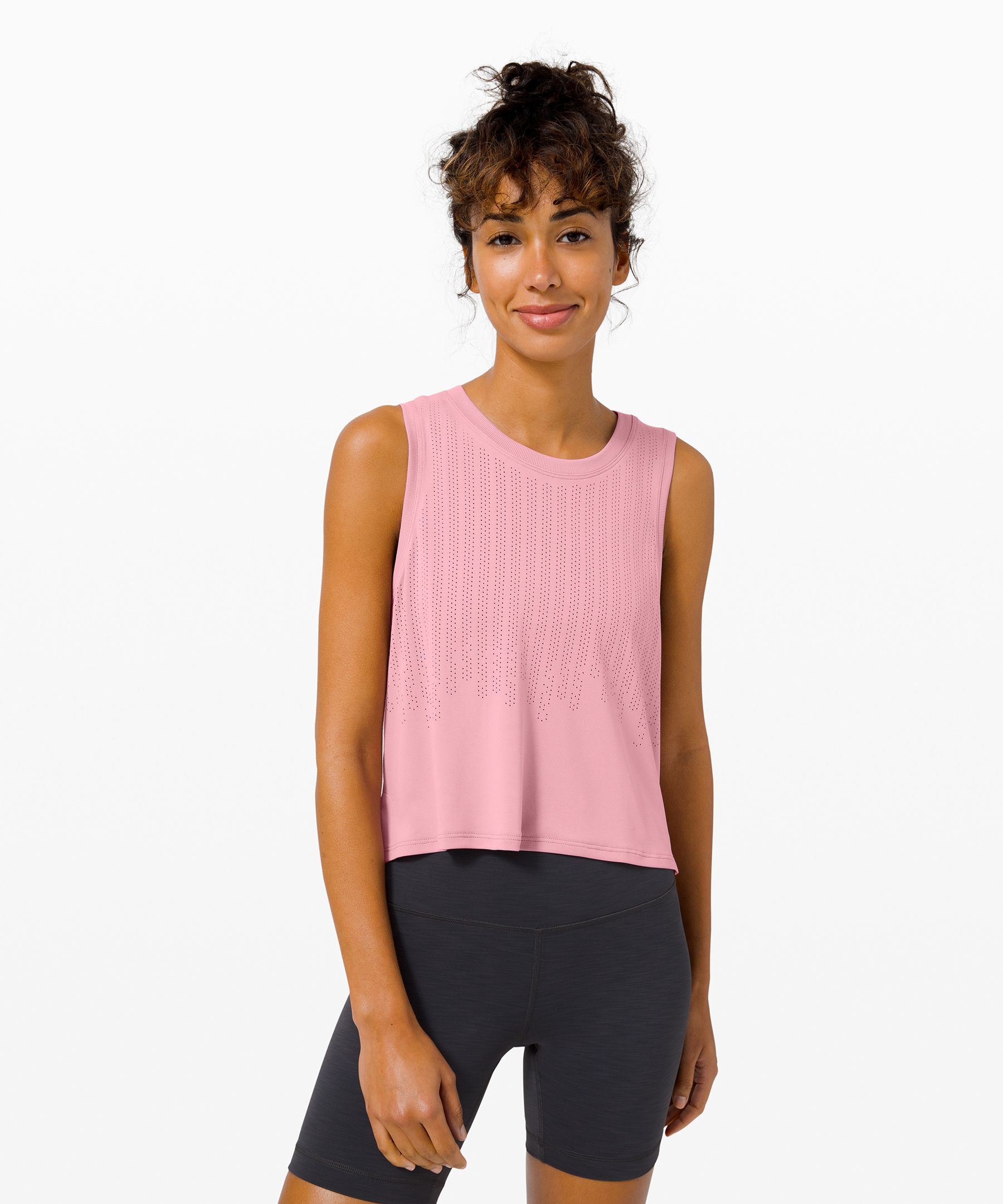 Lululemon Train To Be Tank In Pink