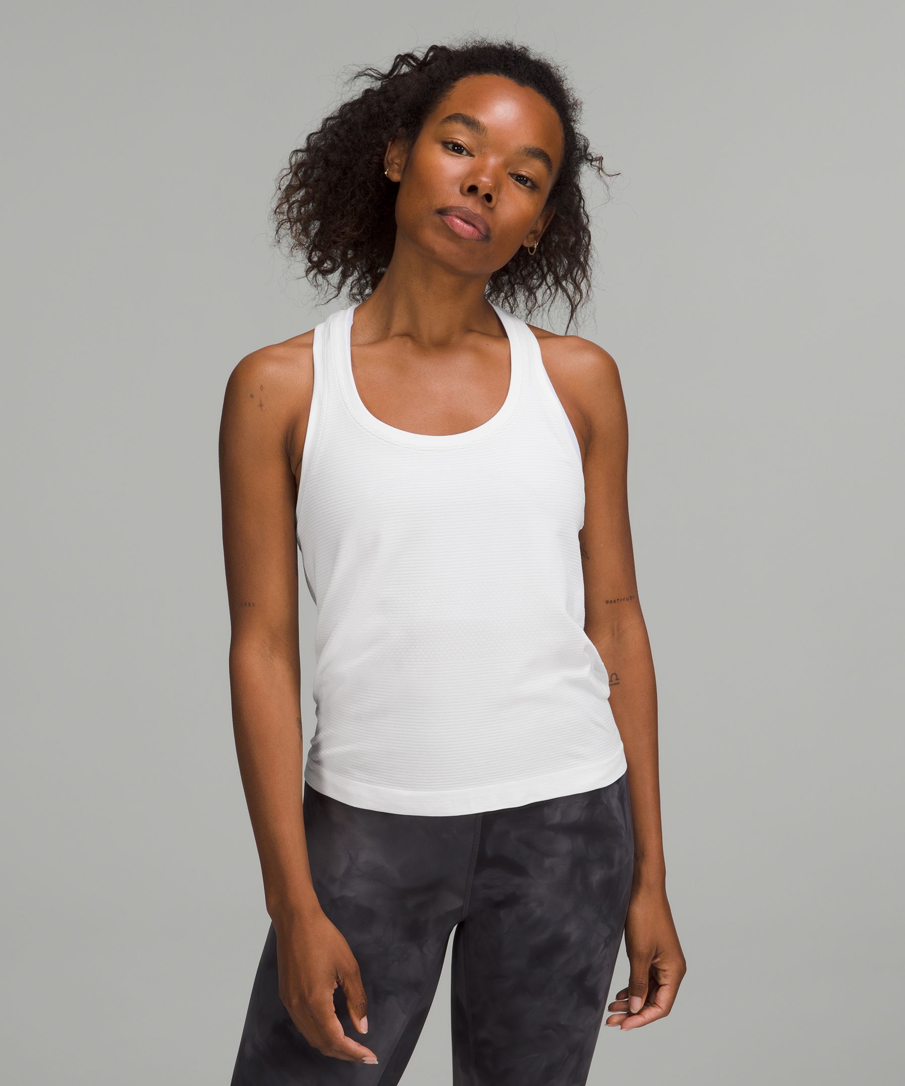 Free People Clean Lines - Black Cami Top - Seamless Tank Top - Lulus