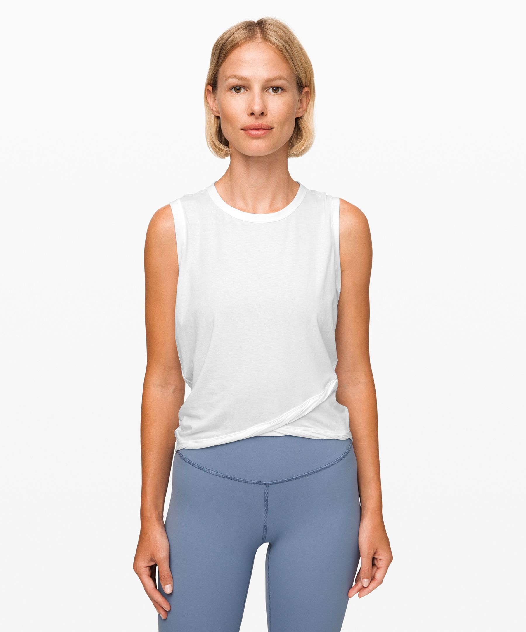 Lululemon Twist & Train Tank *online Only In Sea Steel