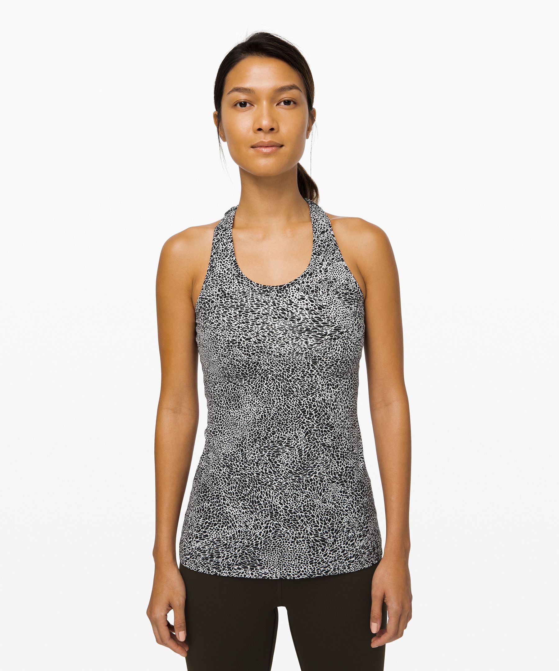 LULULEMON Cool Racerback II Tank Top, Blk, 0 : : Clothing