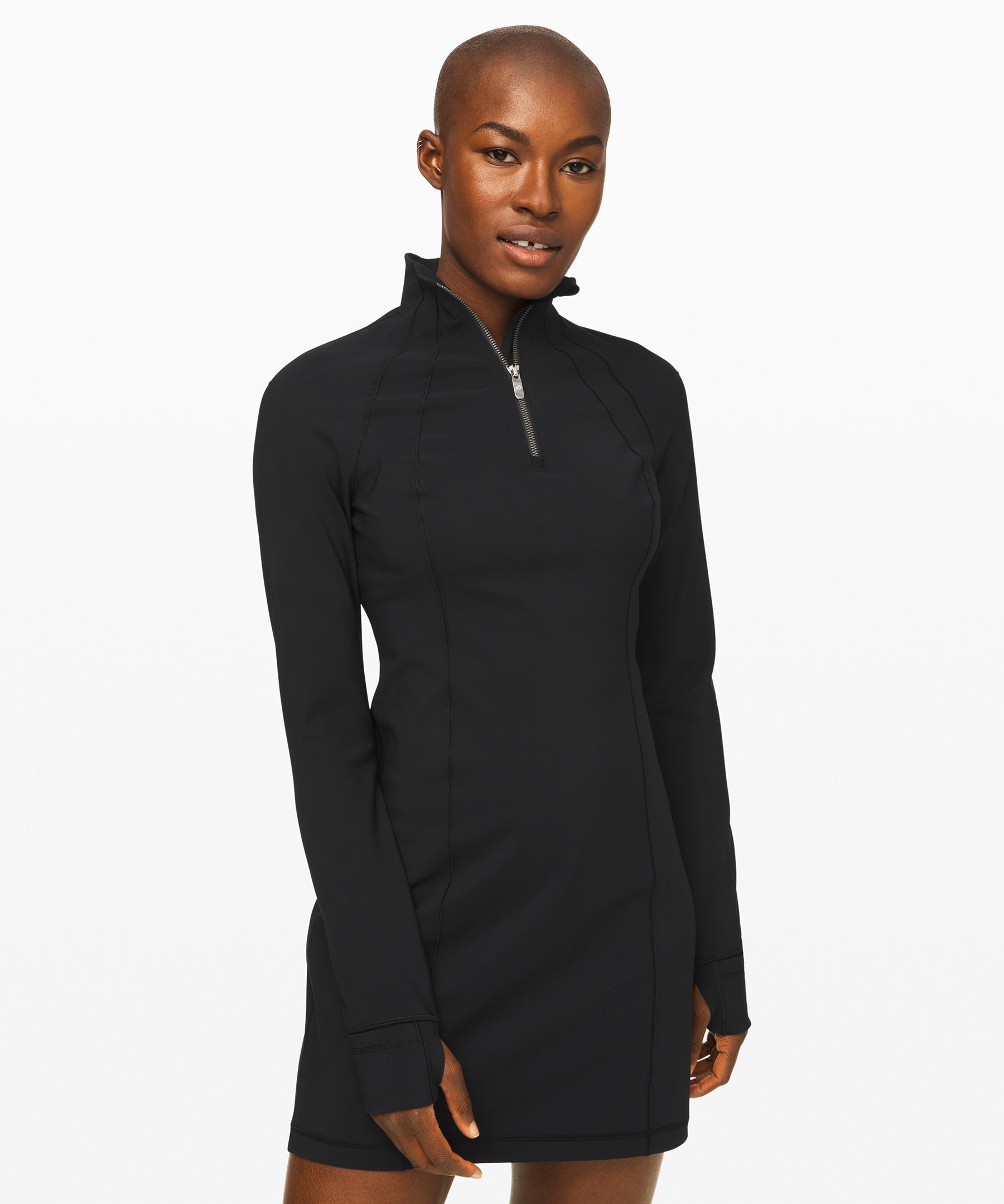 lululemon dress long sleeve Nulux Long-Sleeve Tennis - White This long Lululemon Athletica Dresses | Nwt