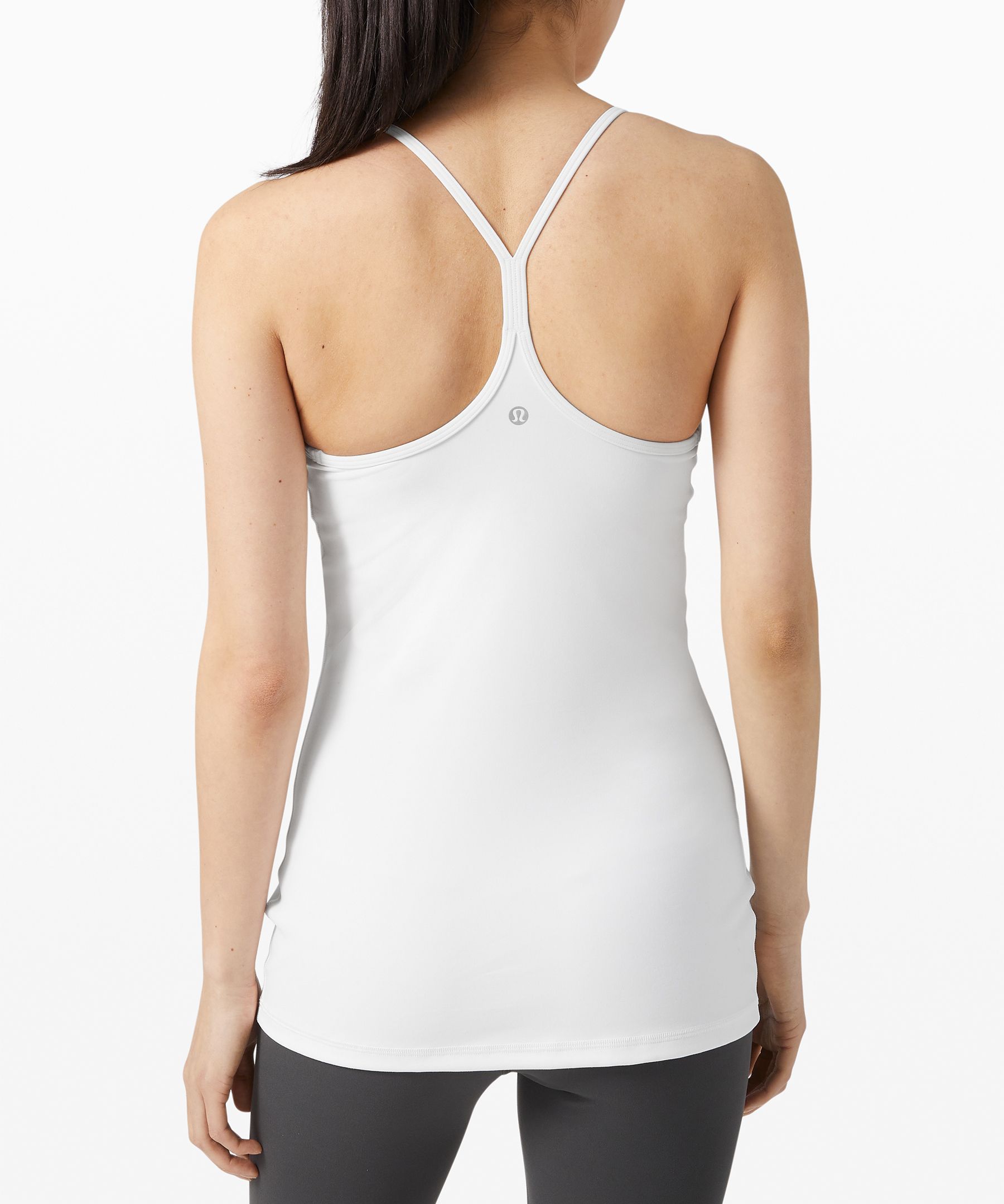 lululemon athletica, Tops, Lululemon Power Y Tank Shelf Bra Racerback Top