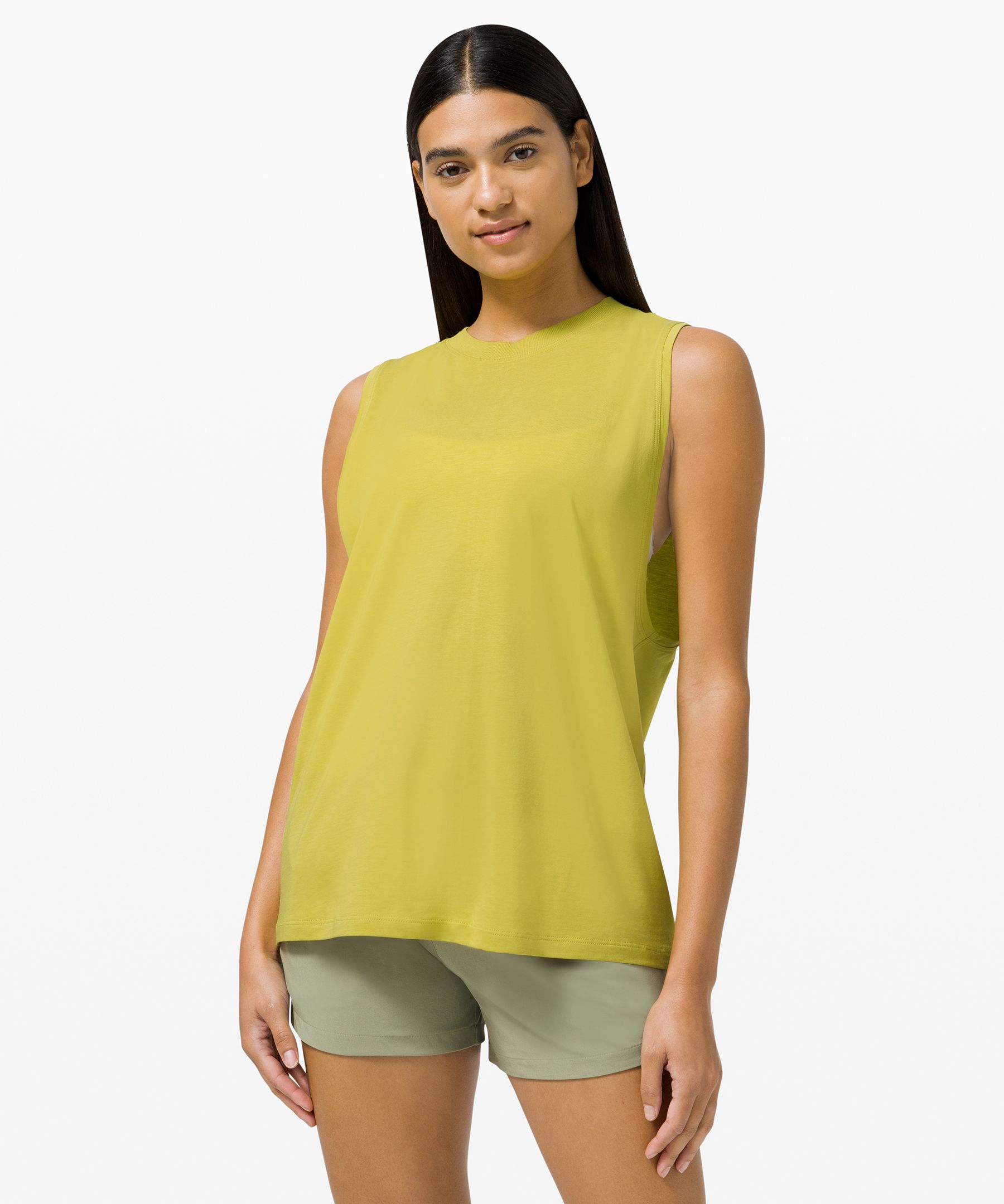 Lululemon All Yours Tank Top In Yellow