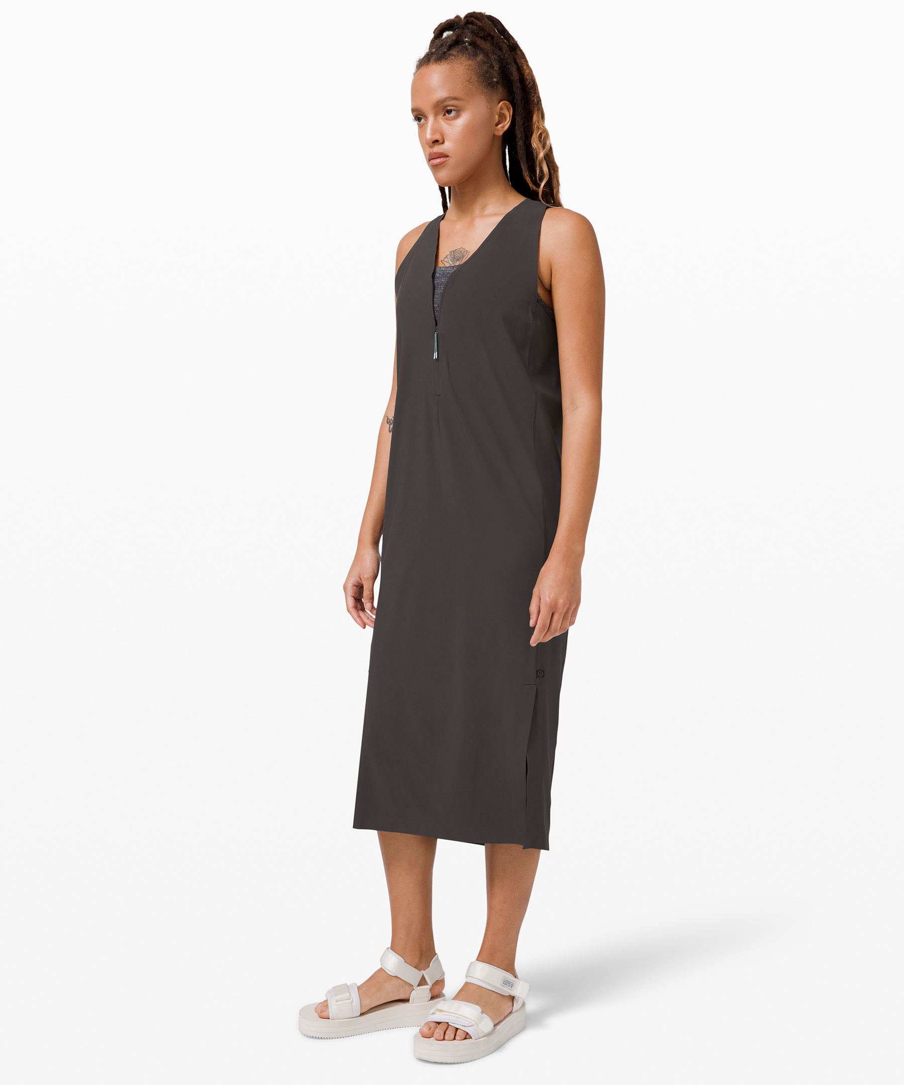 Lululemon Lab Component Dress NMBS/Off White Size 8 NWT $168.00