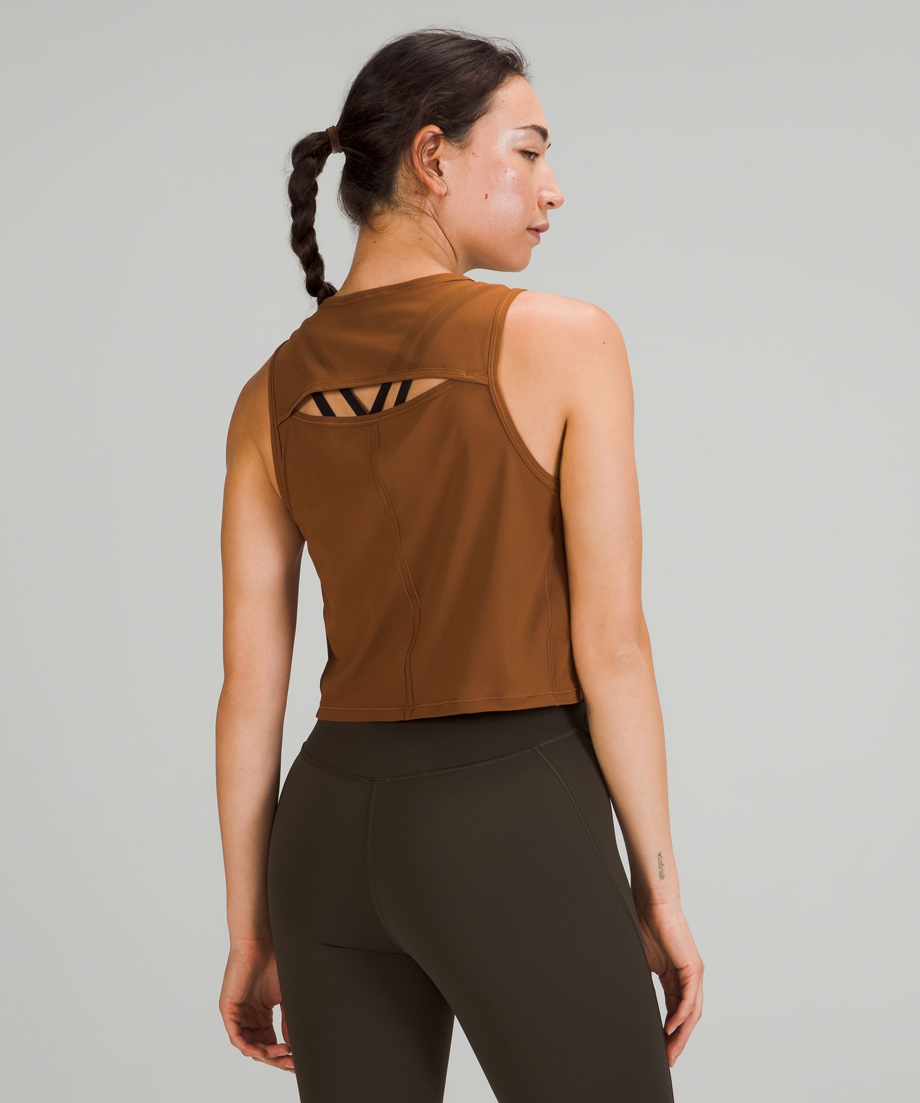 Lululemon Sculpt Tank Cropped Dupe