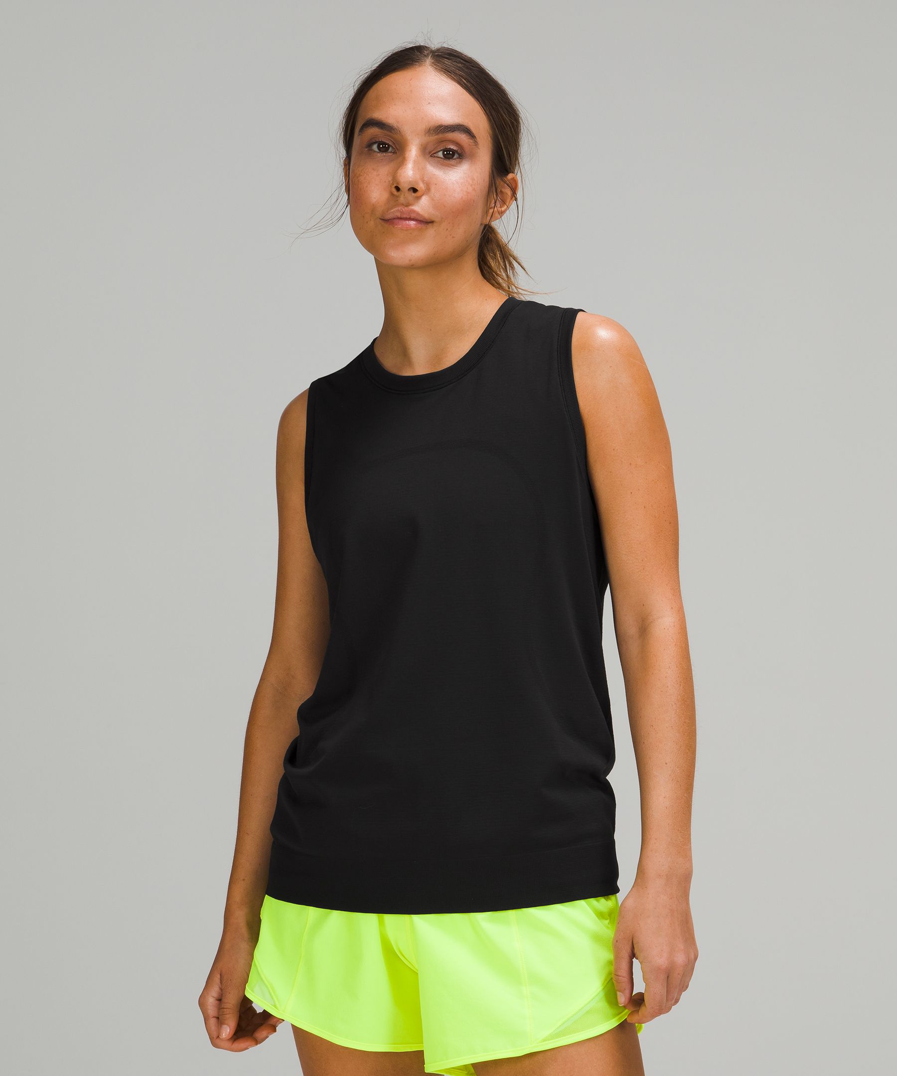 lululemon yellow tank