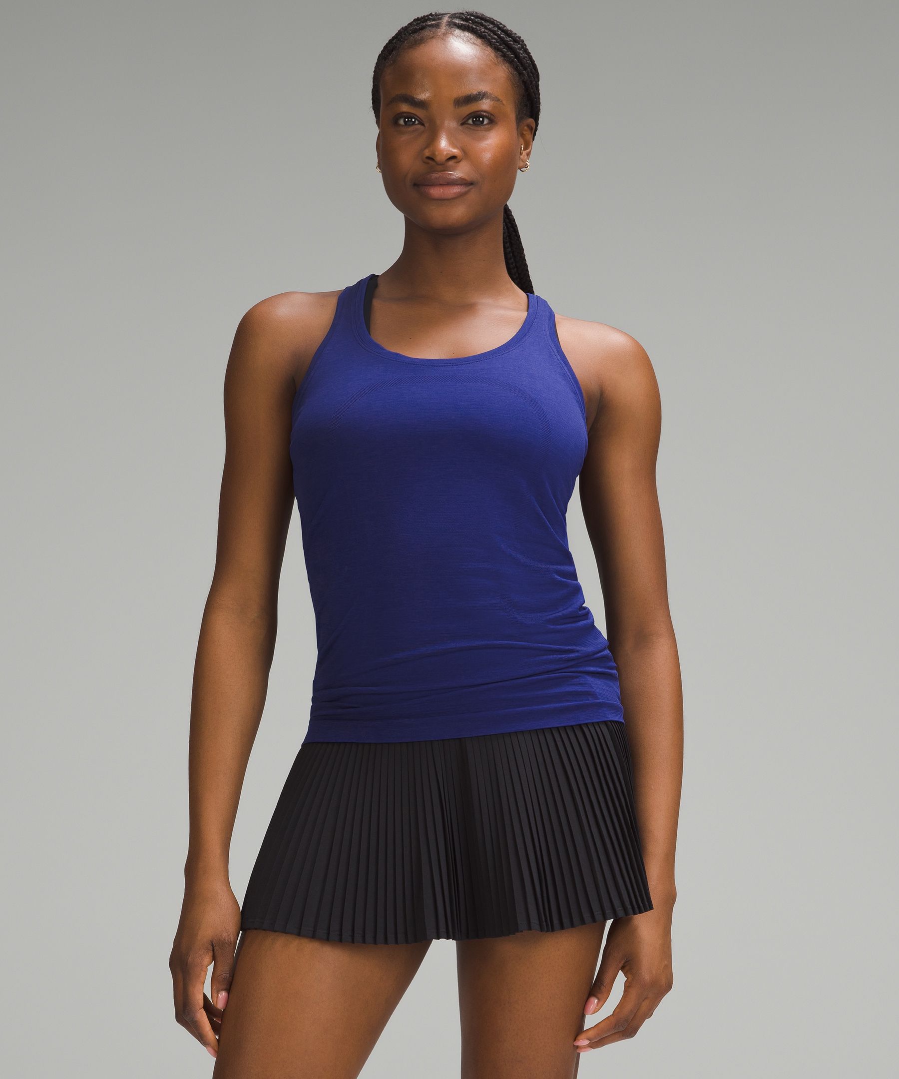 New spotted in store! A Swiftly Racerback Tank *Race in Symphony Blue! : r/ lululemon