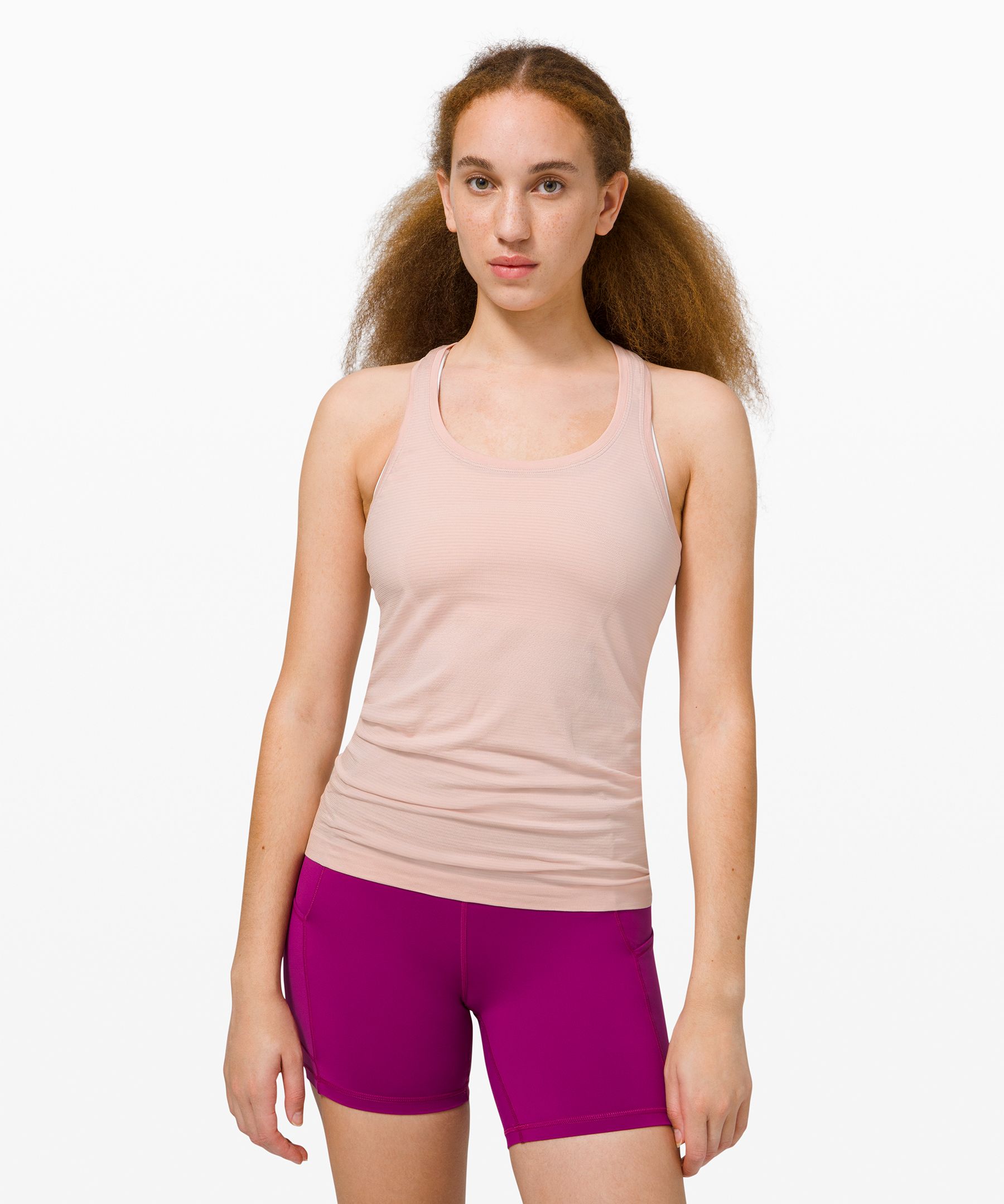 Lululemon Swiftly Tech Racerback Tank Top 2.0 In Feather Pink/feather Pink