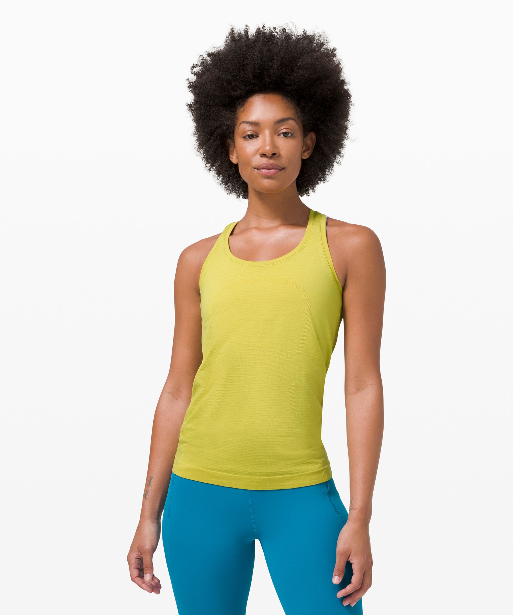 Lululemon Swiftly Tech Racerback Tank Top 2.0 In Yellow