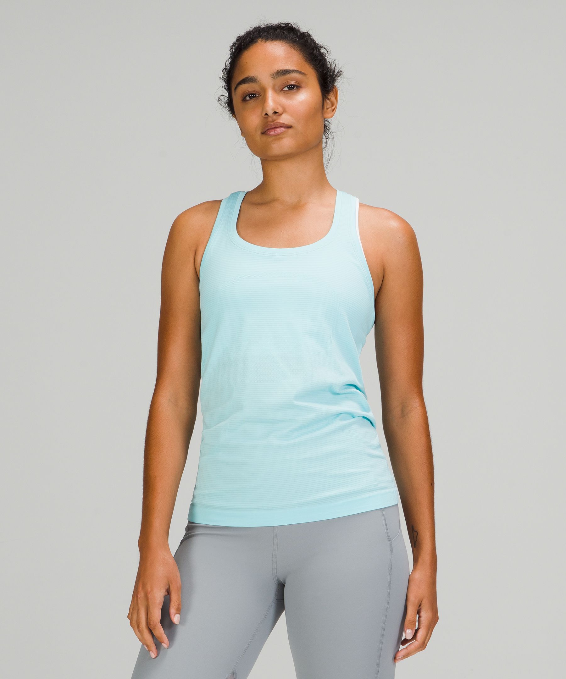 Lululemon Swiftly Tech Racerback Tank Top 2.0 In Icing Blue/icing Blue