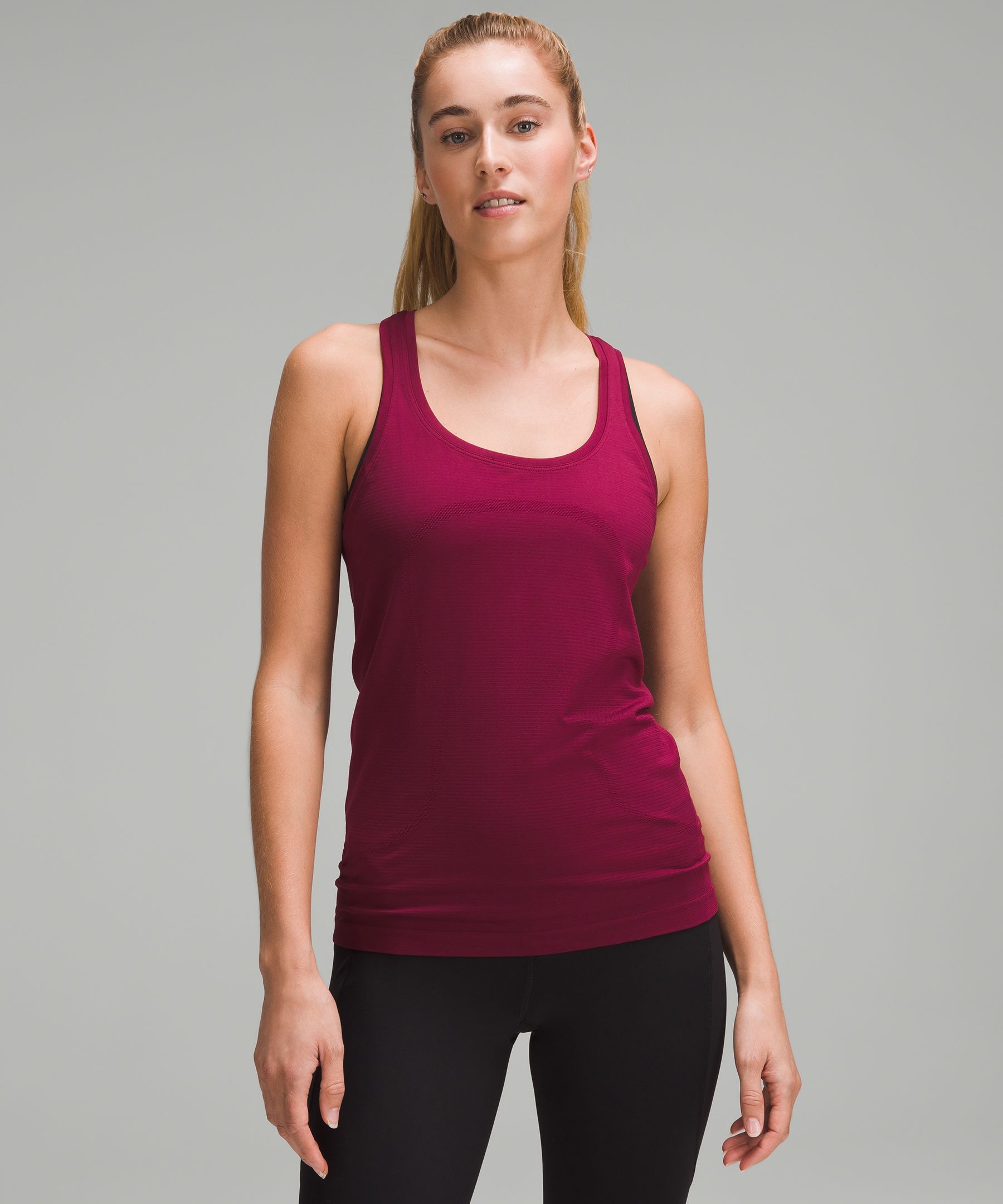 lululemon athletica, Tops, 8 Lululemon Swiftly Tech Rb Tank Race Length  Shadow Bloom Moonlit Magenta