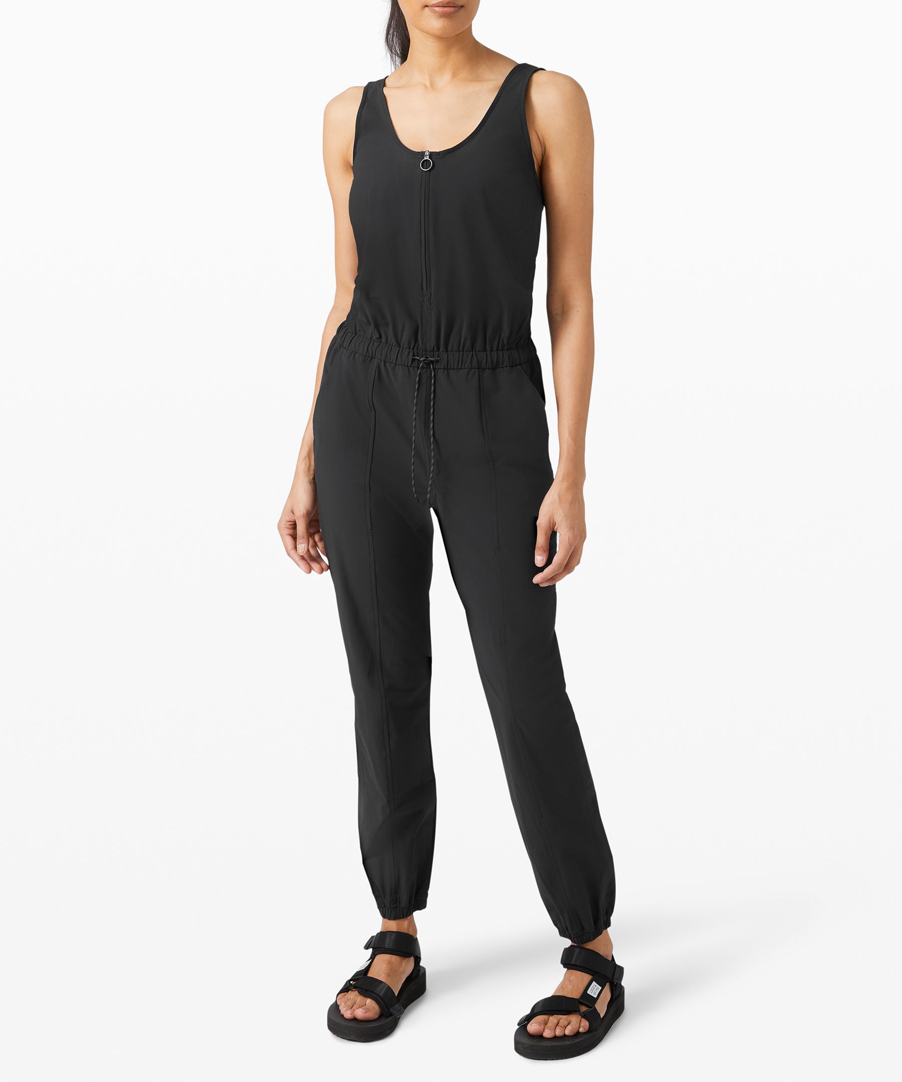 Lululemon Stretch Travel Woven Jumpsuit - Dusky Lavender - lulu