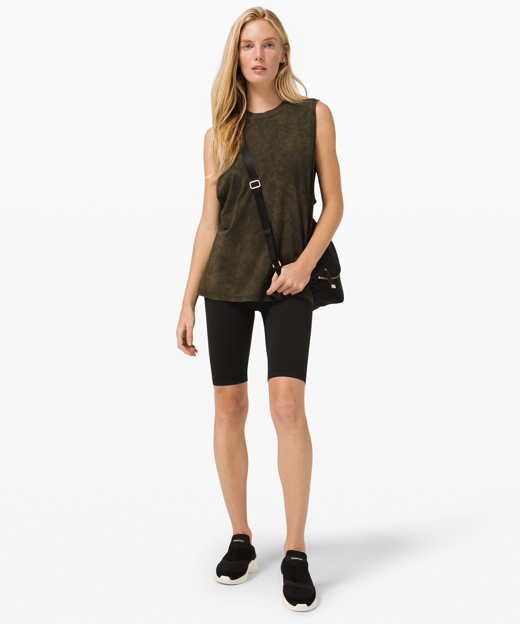 Lululemon All Yours Boyfriend Tee In Dark Olive