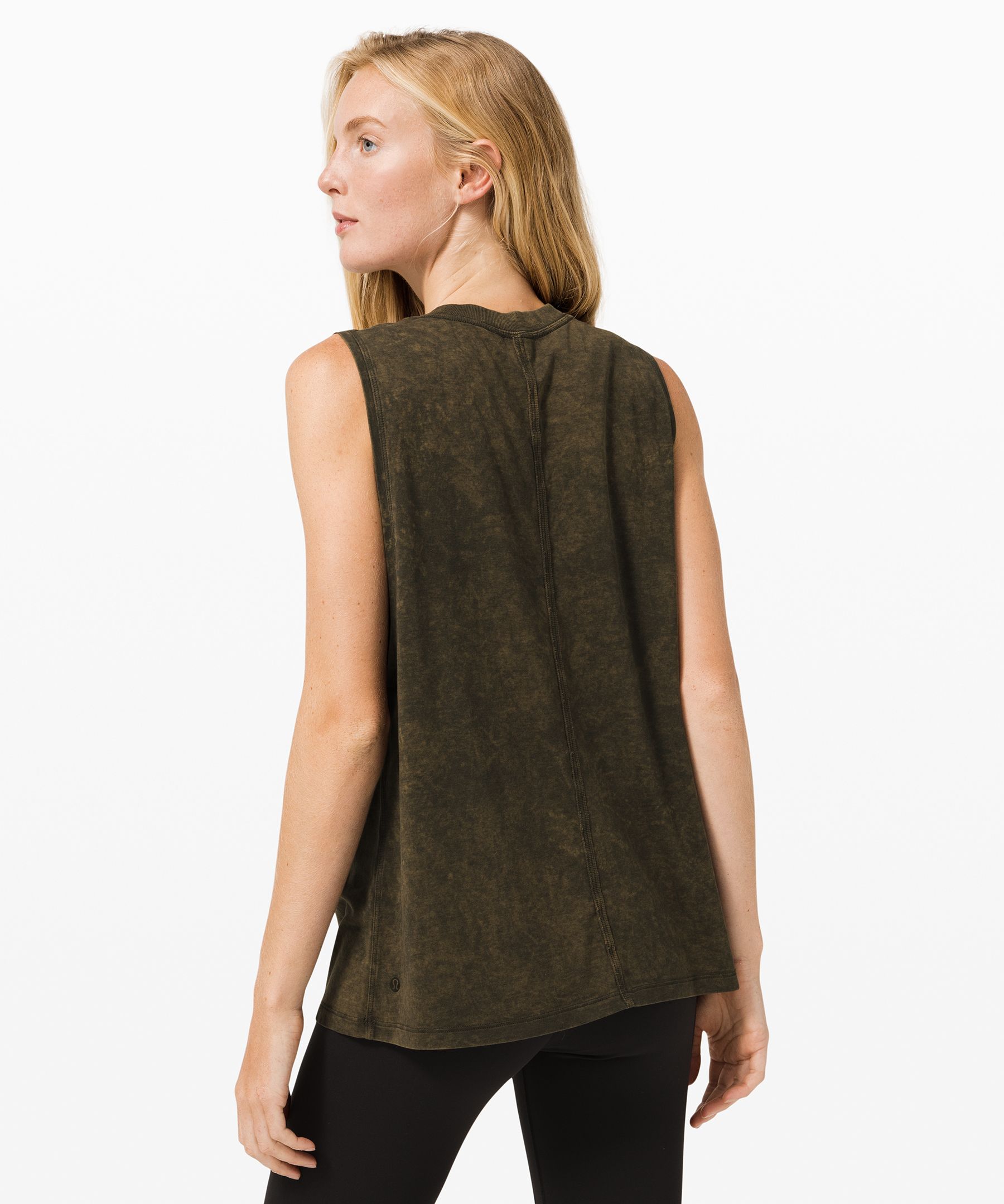 Lululemon All Yours Boyfriend Tee In Dark Olive