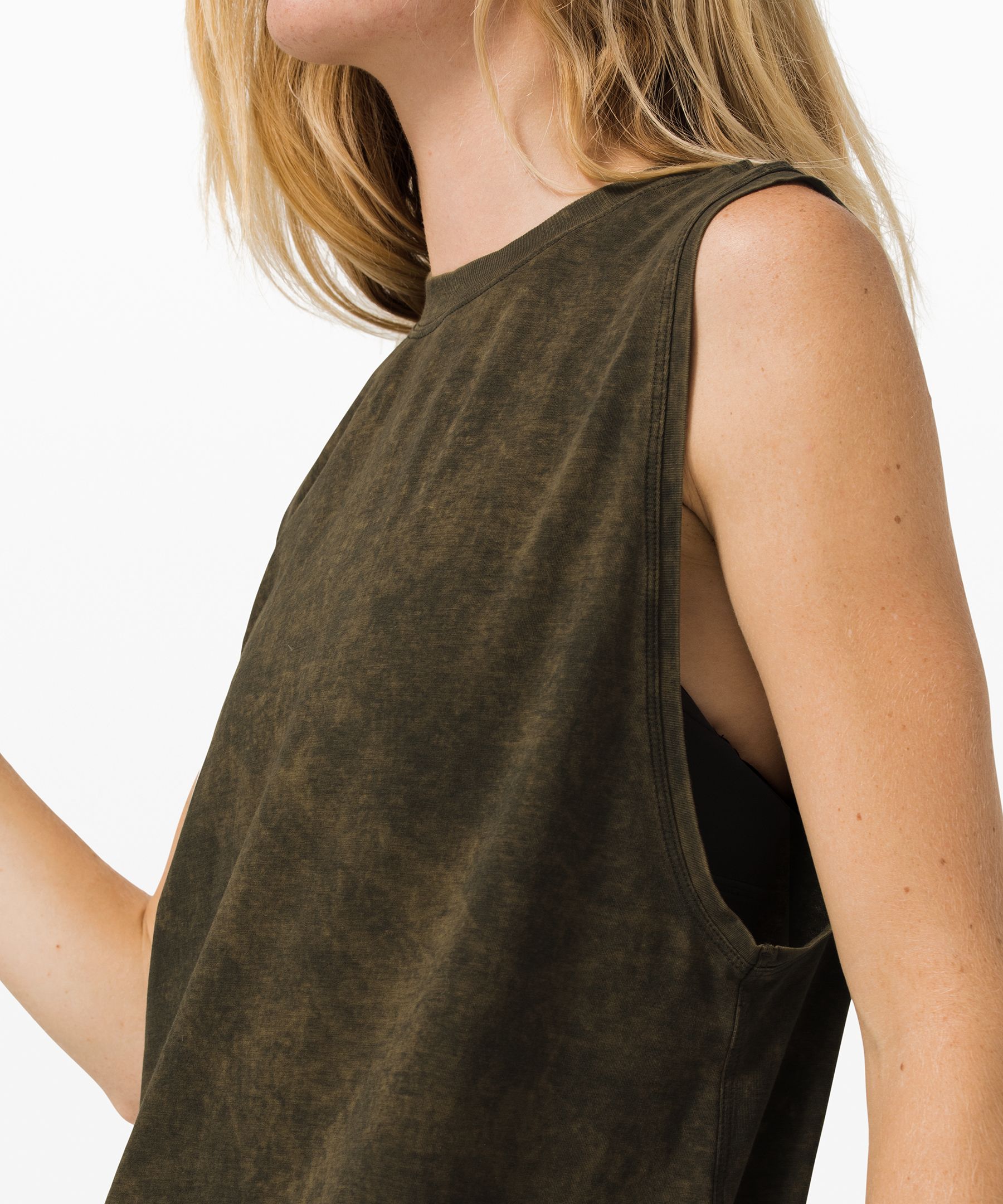 Lululemon All Yours Boyfriend Tee In Dark Olive