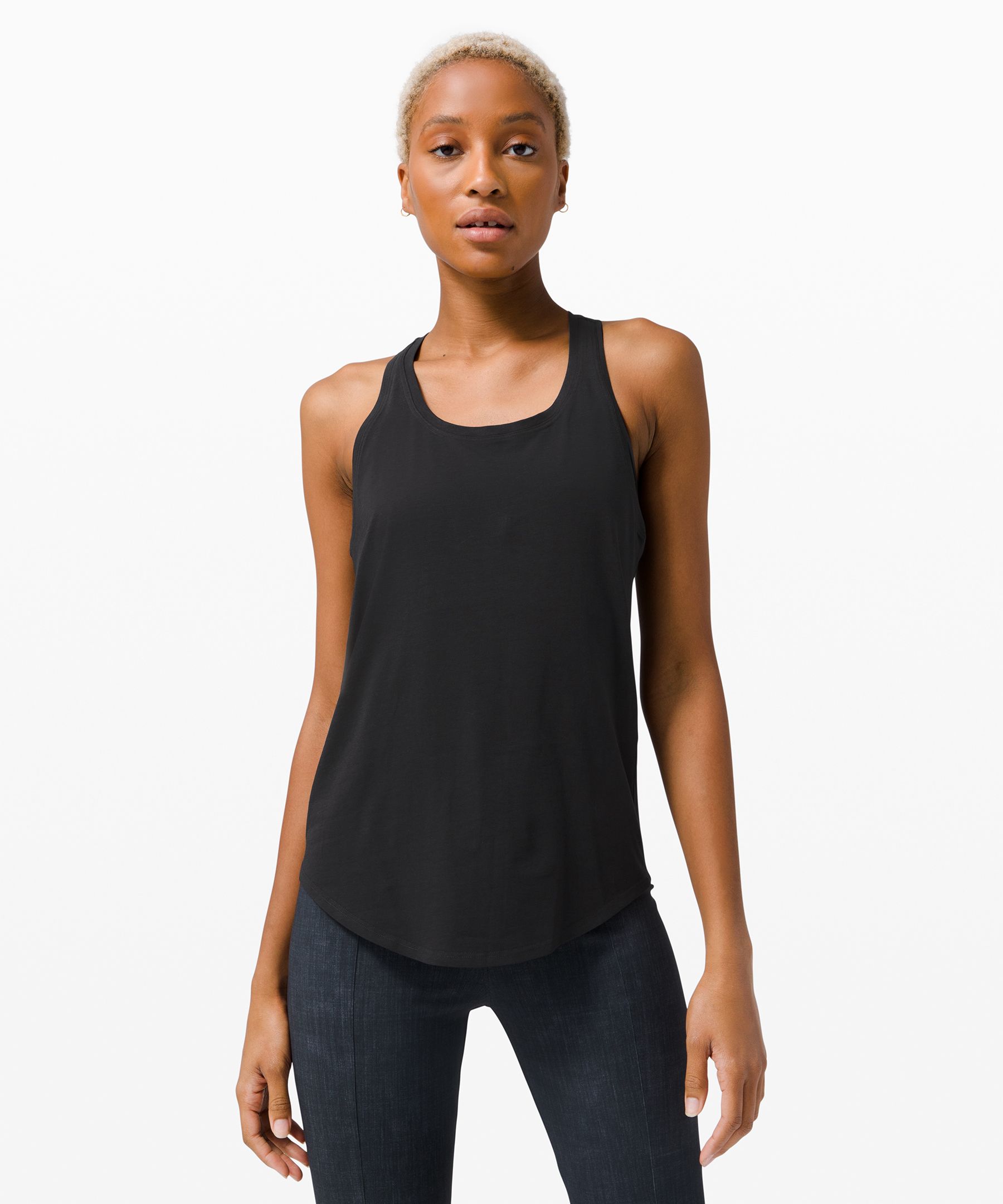 lululemon gray tank