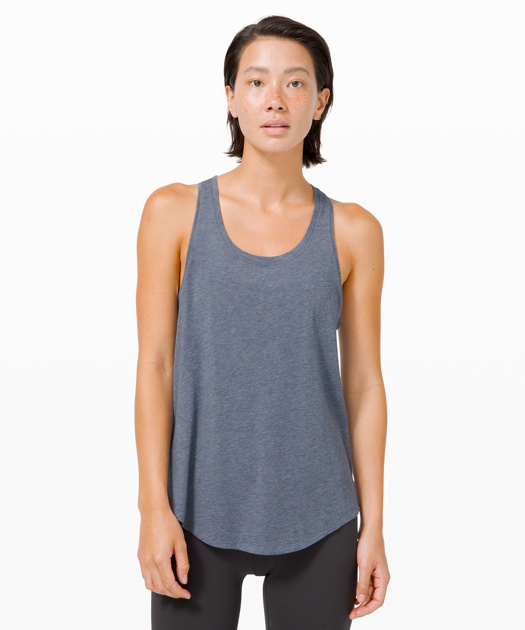 Lululemon Love Tank *pleated In Blue