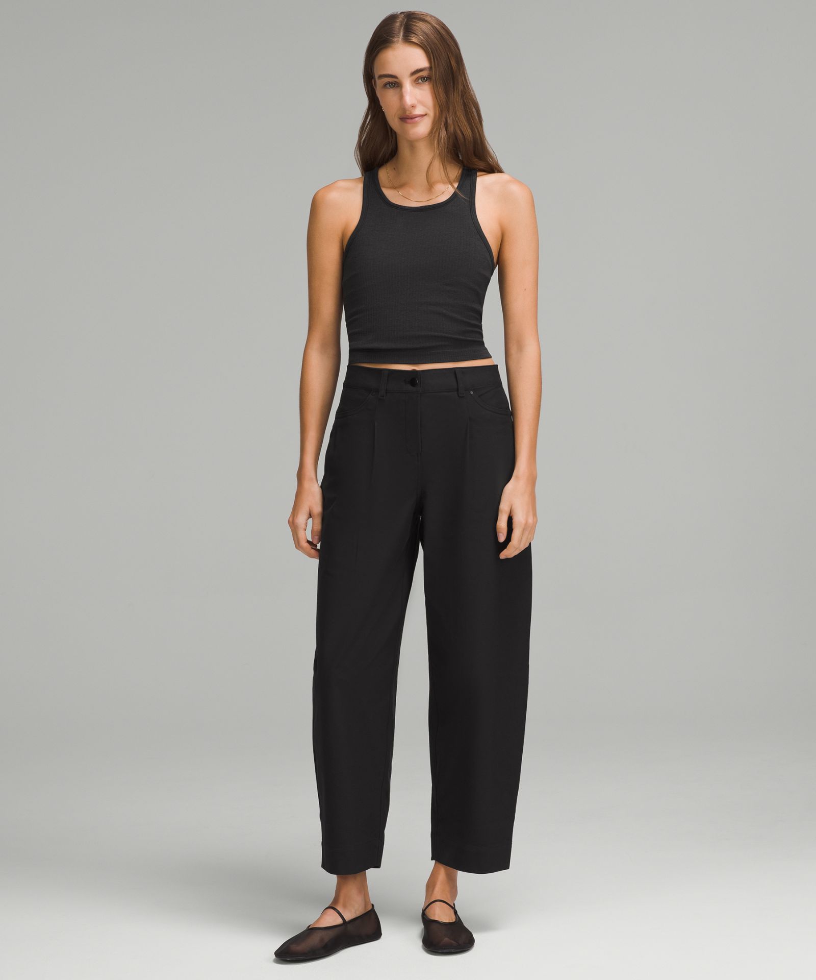 Женская укороченная майка Lululemon Ebb to Street Racerback — фото 2