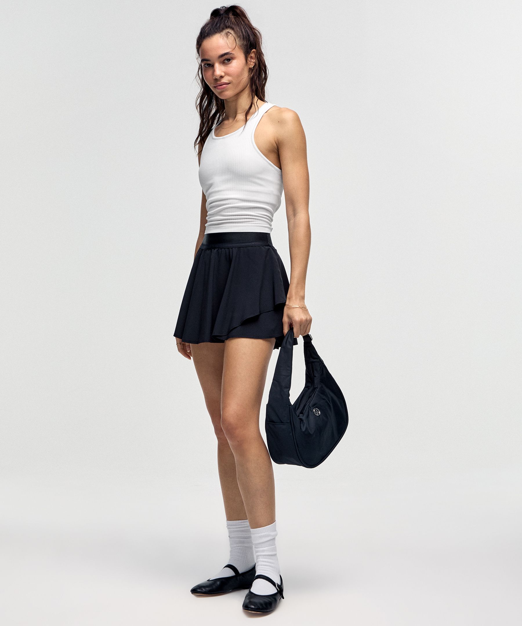 LULULEMON BLK EBB TO STREET CROP TANK – Barry's Shop