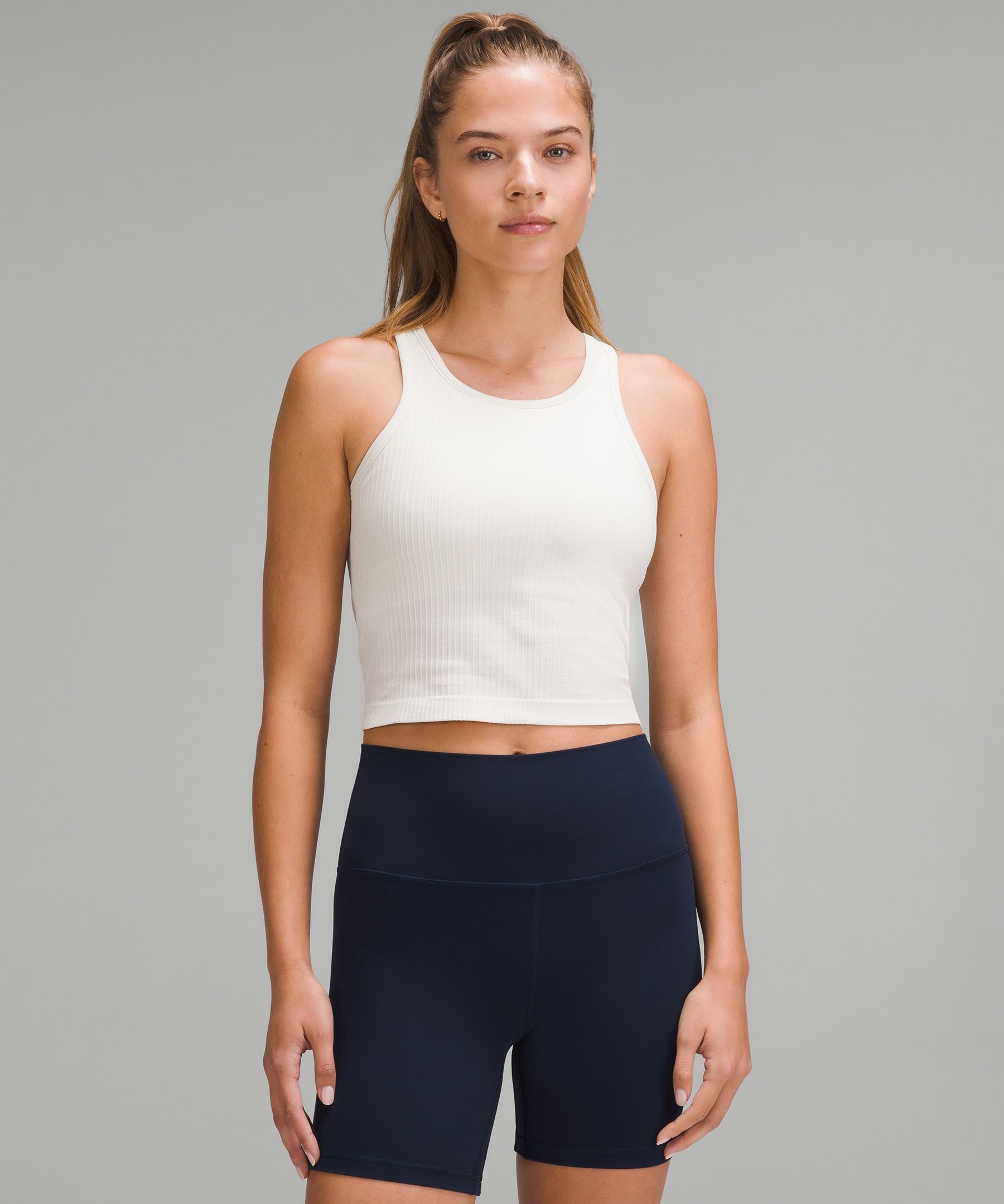 Lululemon Ebb To Street Cropped Racerback Tank Top