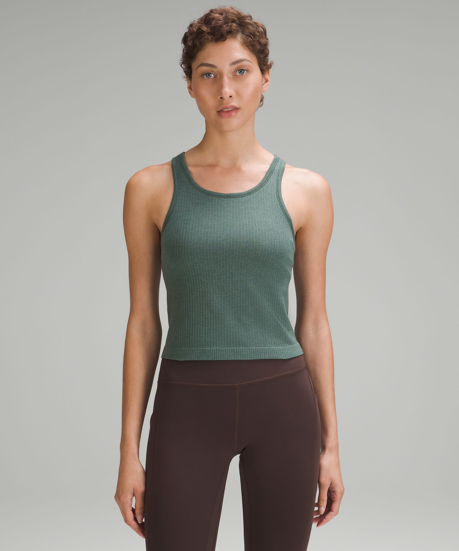 Ebb to Street Cropped Racerback Tank Top