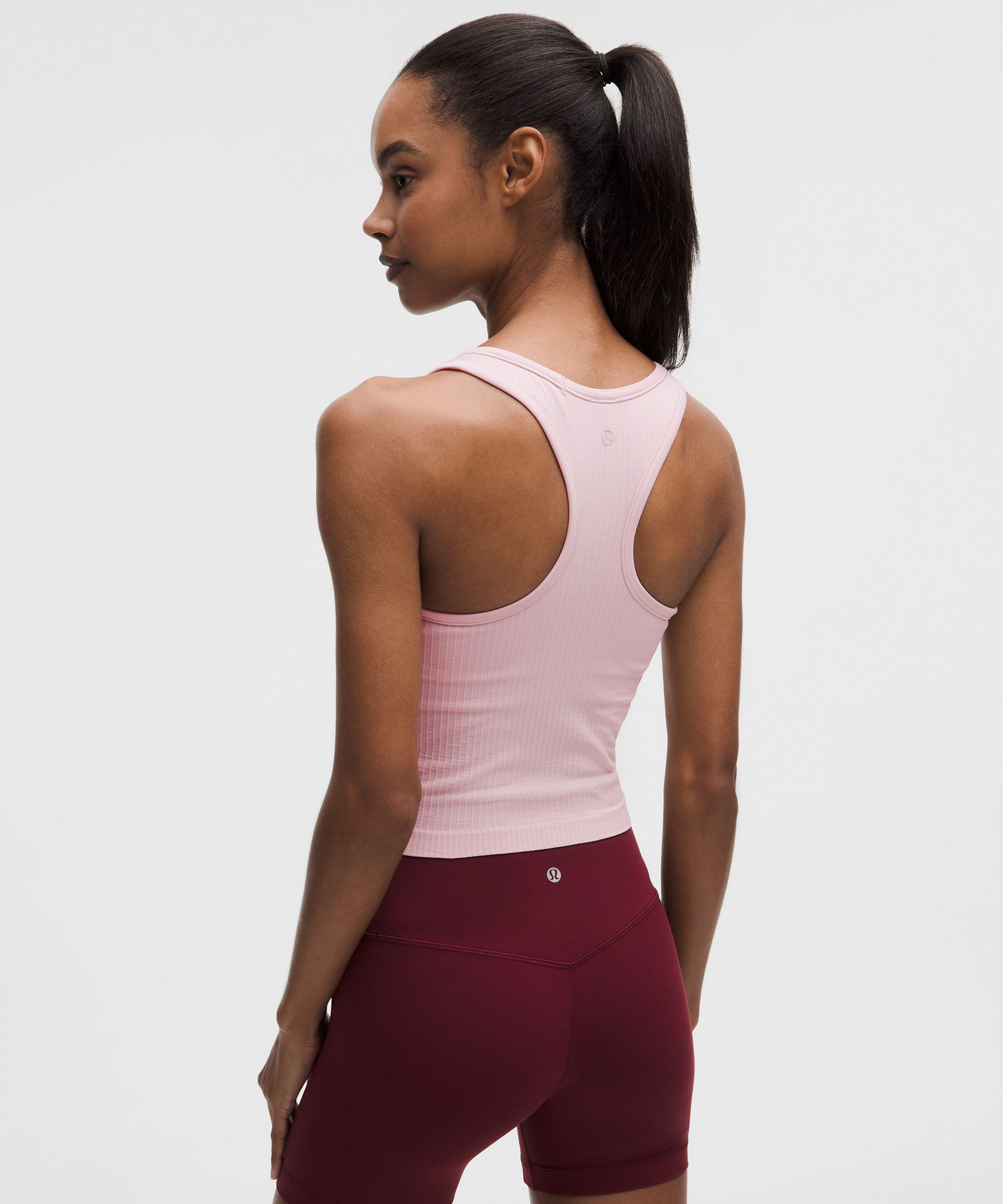 Ebb to Street Cropped Racerback Tank Top