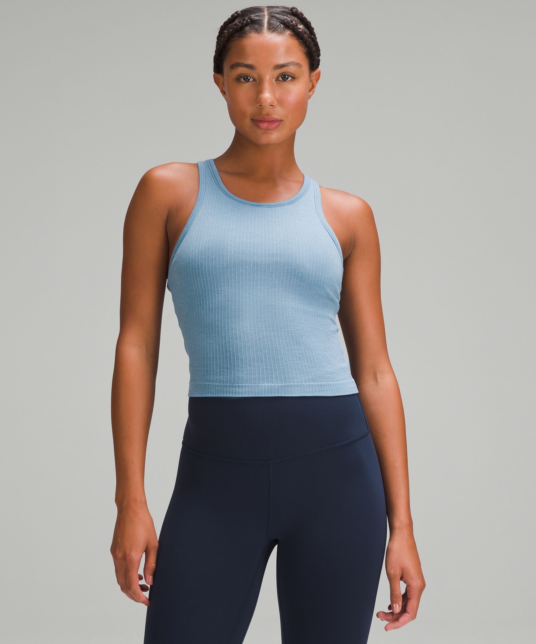 Lululemon athletica Ebb to Street Cropped Tank Top, Women's Sleeveless &  Tops