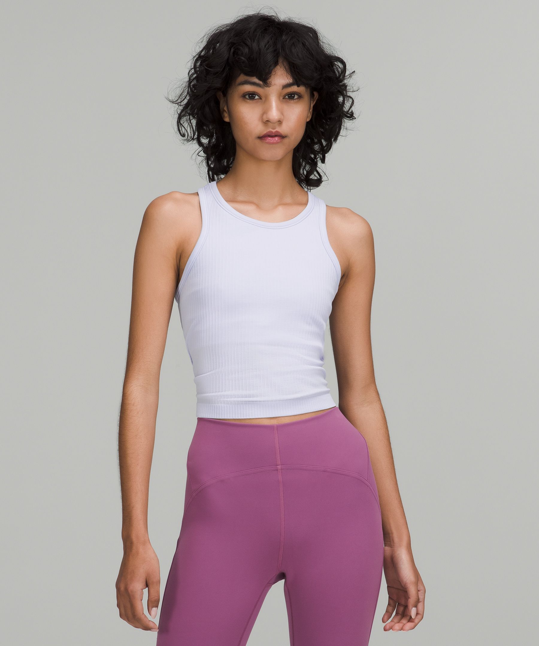 Lululemon Ebb To Street Cropped Racerback Tank Top