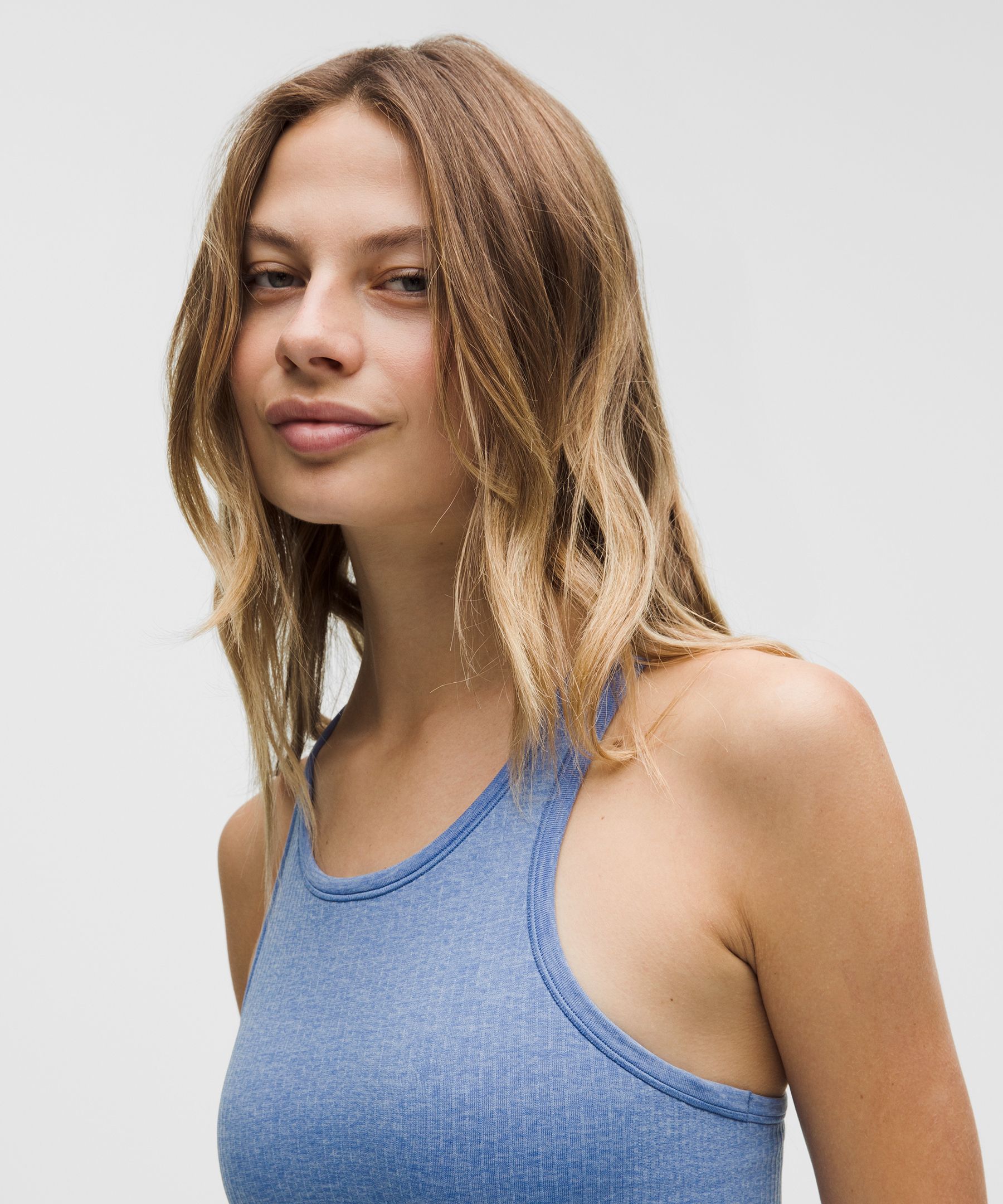 Ebb to Street Cropped Racerback Tank Top *Light Support, B/C Cup