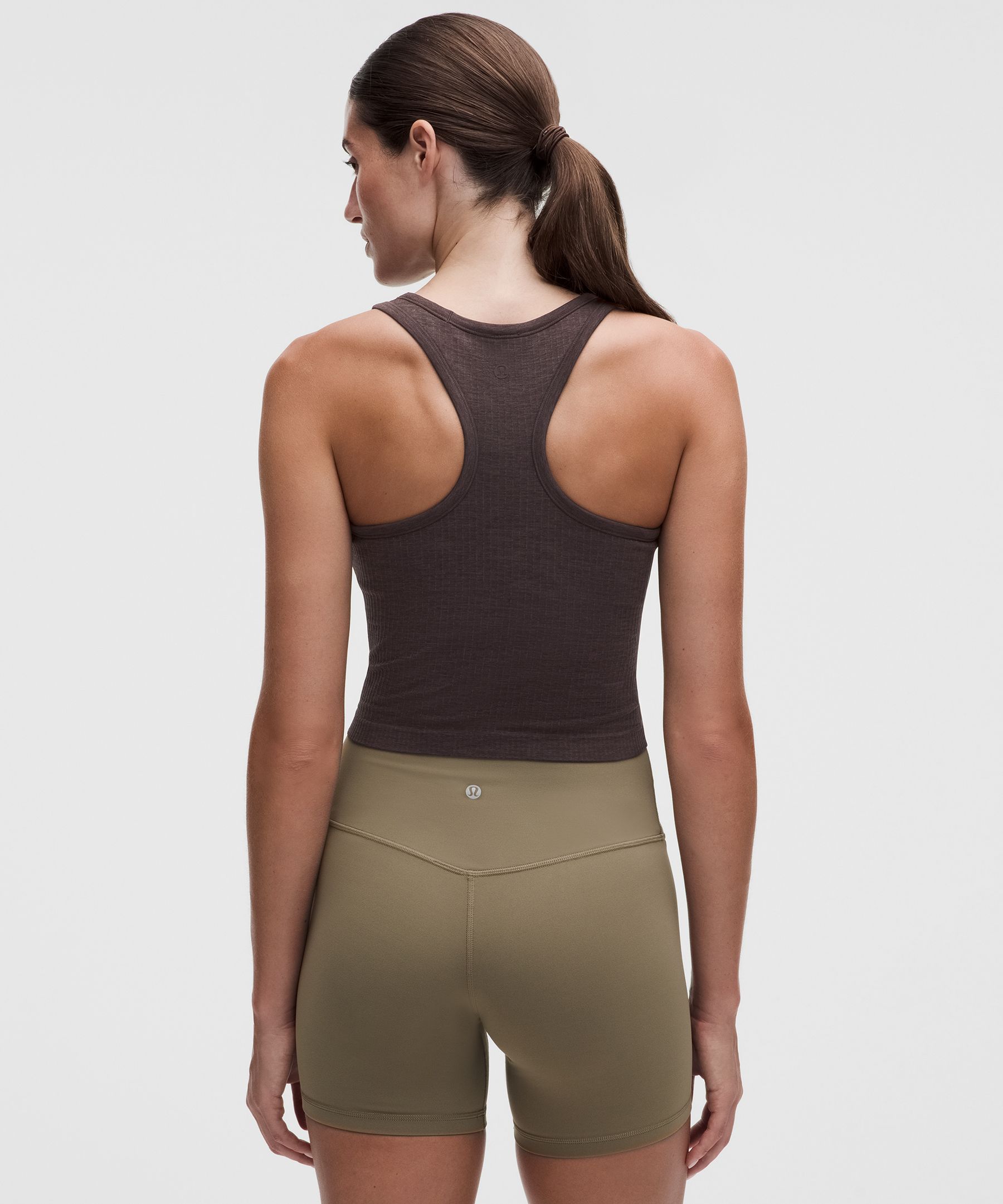 Ebb to Street Cropped Racerback Tank Top *Light Support, B/C Cup
