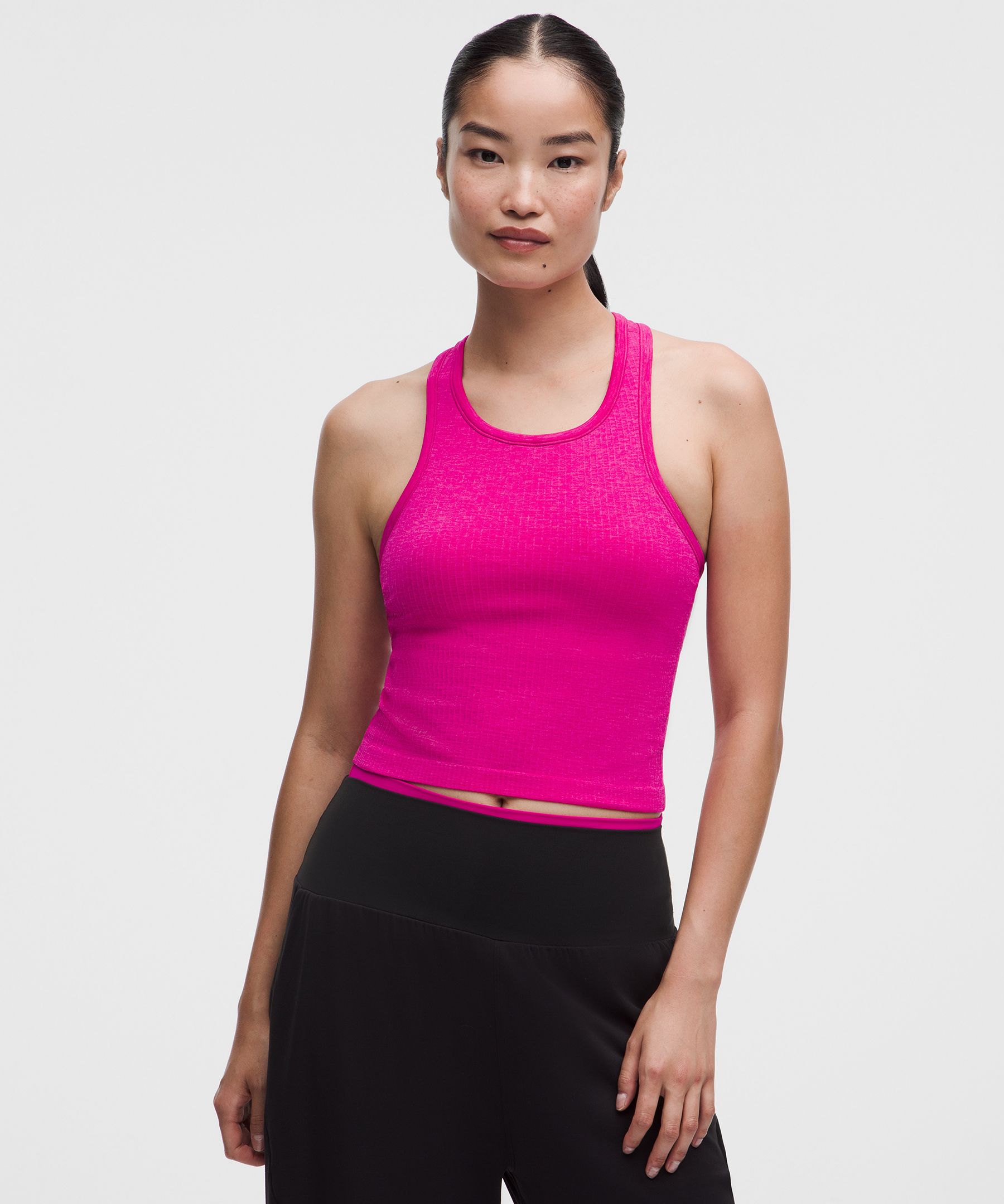 Ebb to Street Cropped Racerback Tank Top *Light Support, B/C Cup