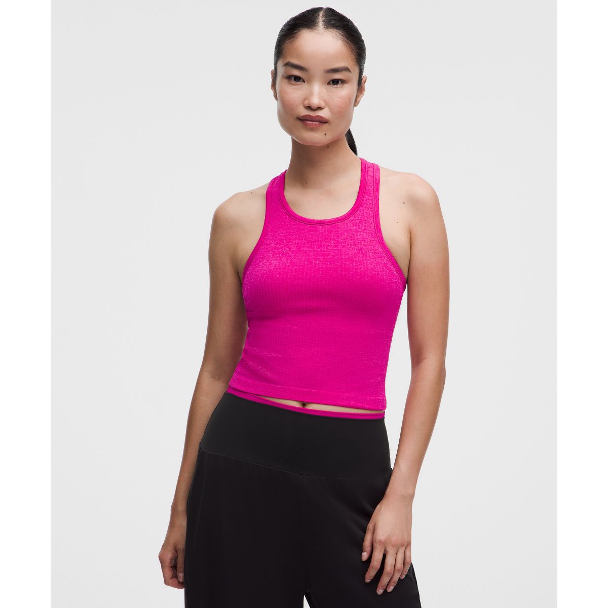 Ebb to Street Cropped Racerback Tank Top Light Support, B/C Cup