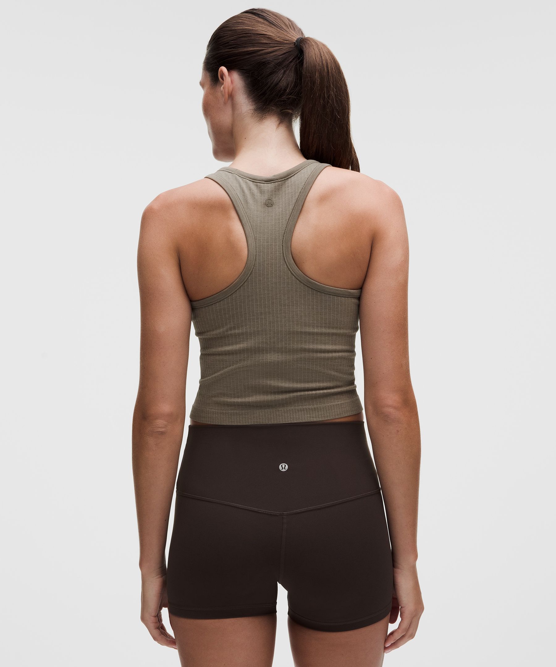 Ebb to Street Cropped Racerback Tank Top *Light Support, B/C Cup