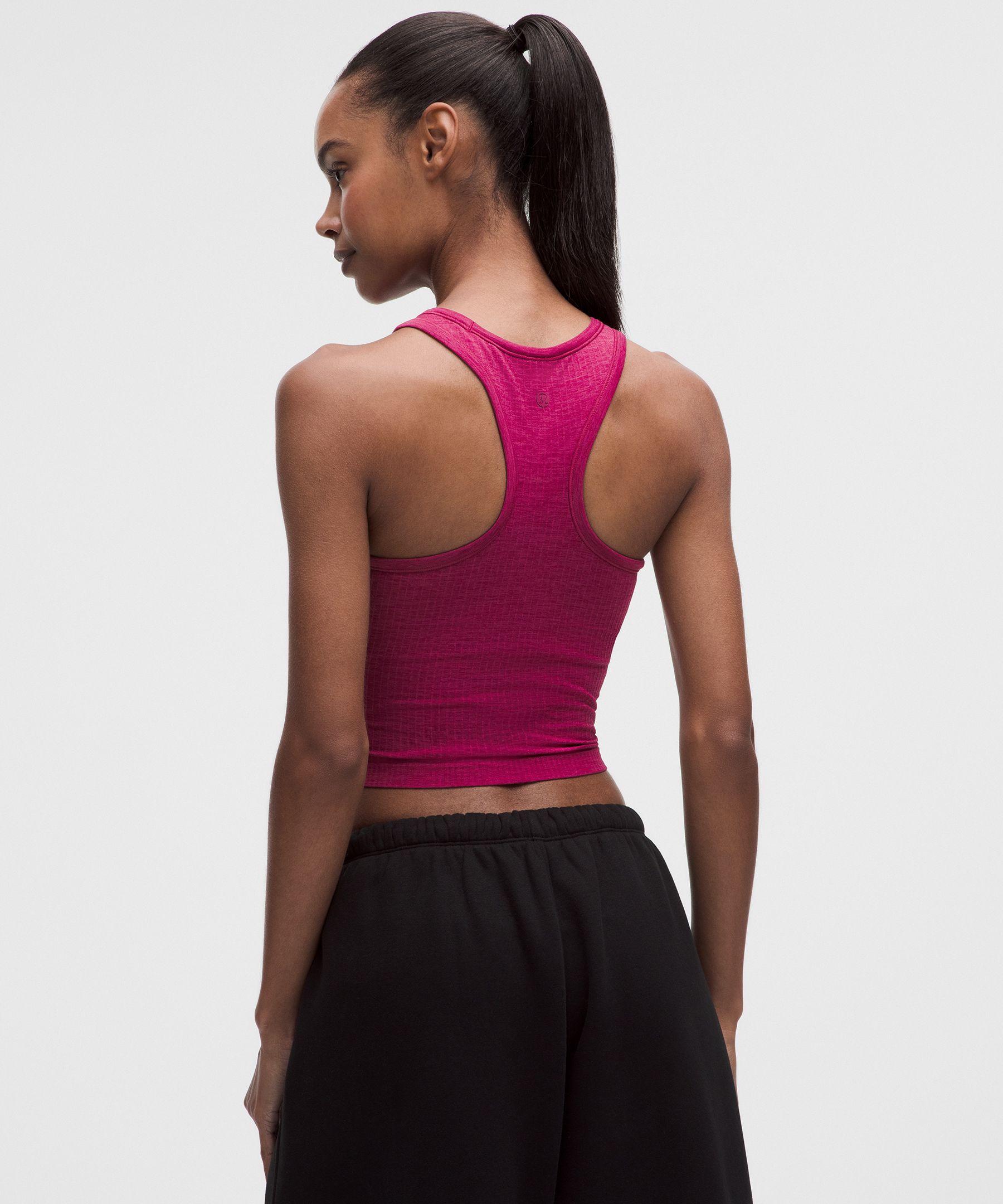 Ebb to Street Cropped Racerback Tank Top *Light Support, B/C Cup