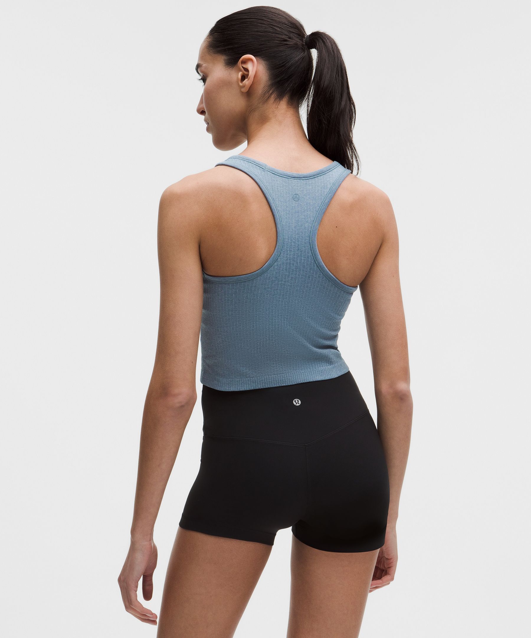 Ebb to Street クロップ レーサーバックタンクトップ *ライトサポート