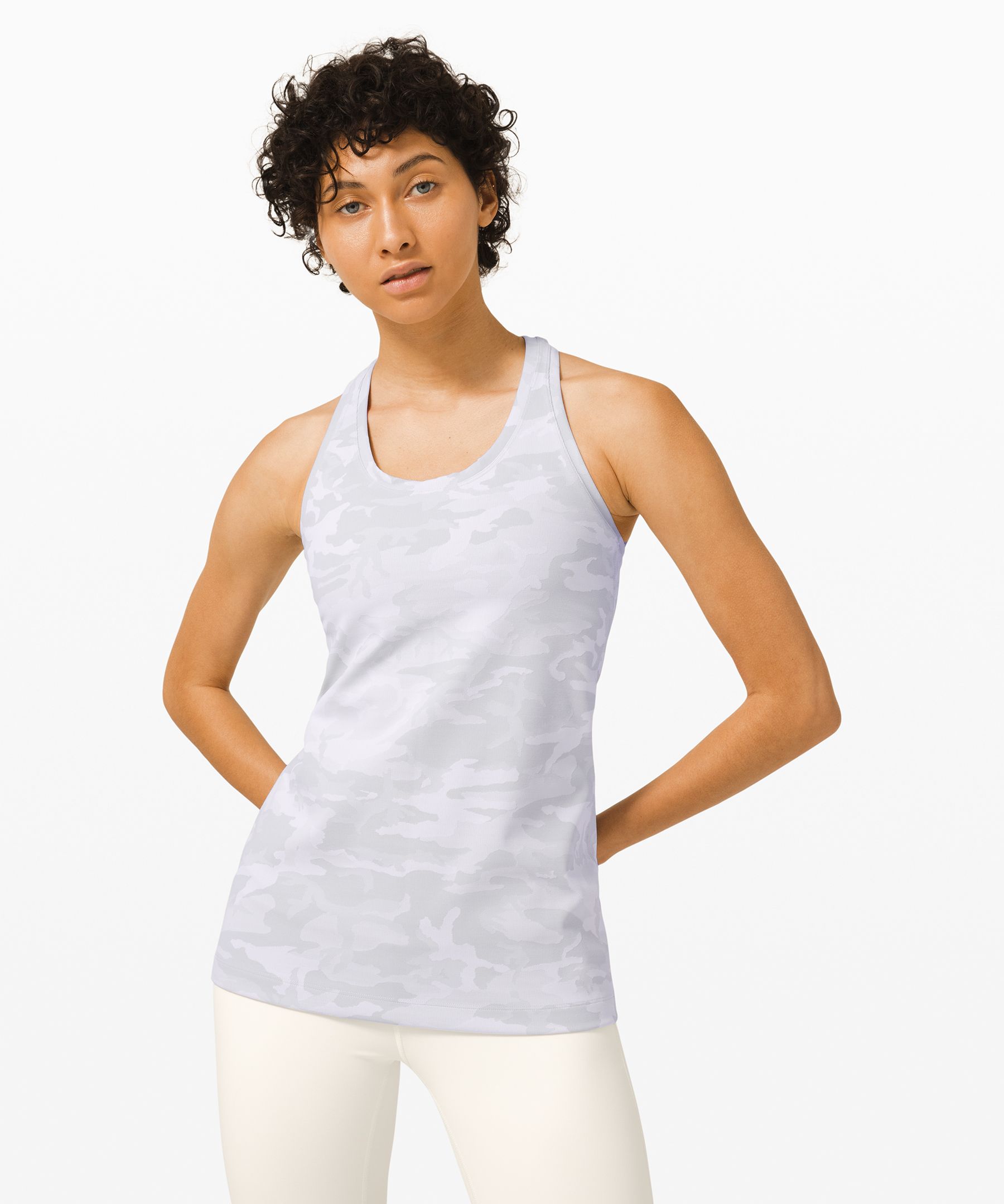 lululemon white racerback tank