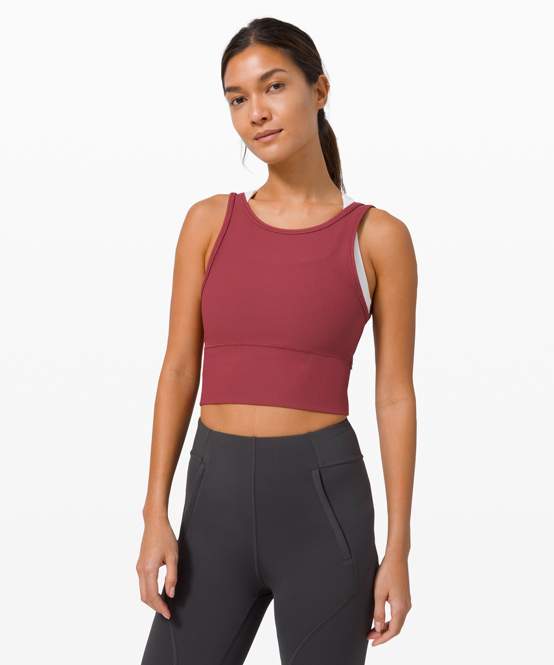 Power Pivot Tank Top *Rib  Women's Sleeveless & Tank Tops