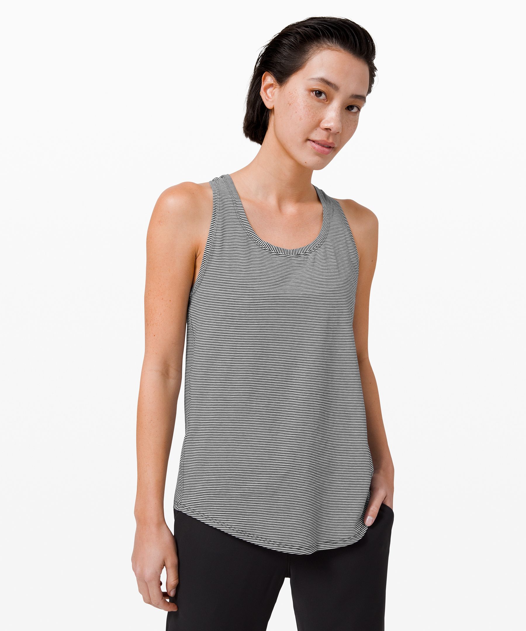 lululemon pleated back top