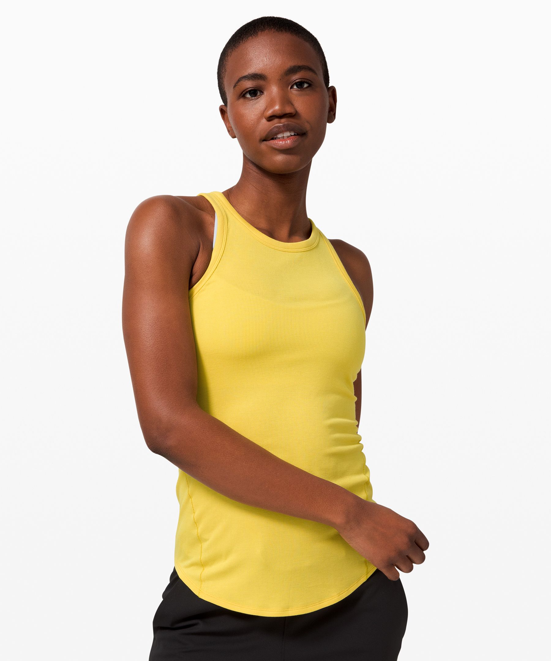 Lululemon Full Day Ahead Tank In Yellow