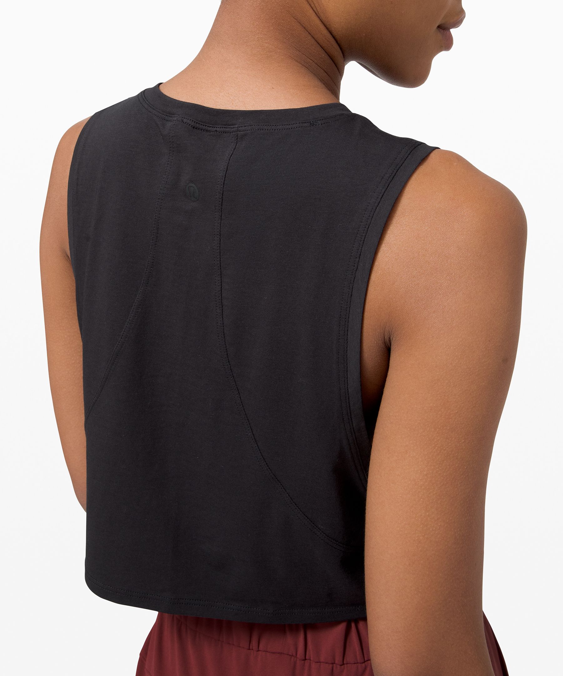 Lululemon Muscle Love Crop Tank - Black (First Release) - lulu