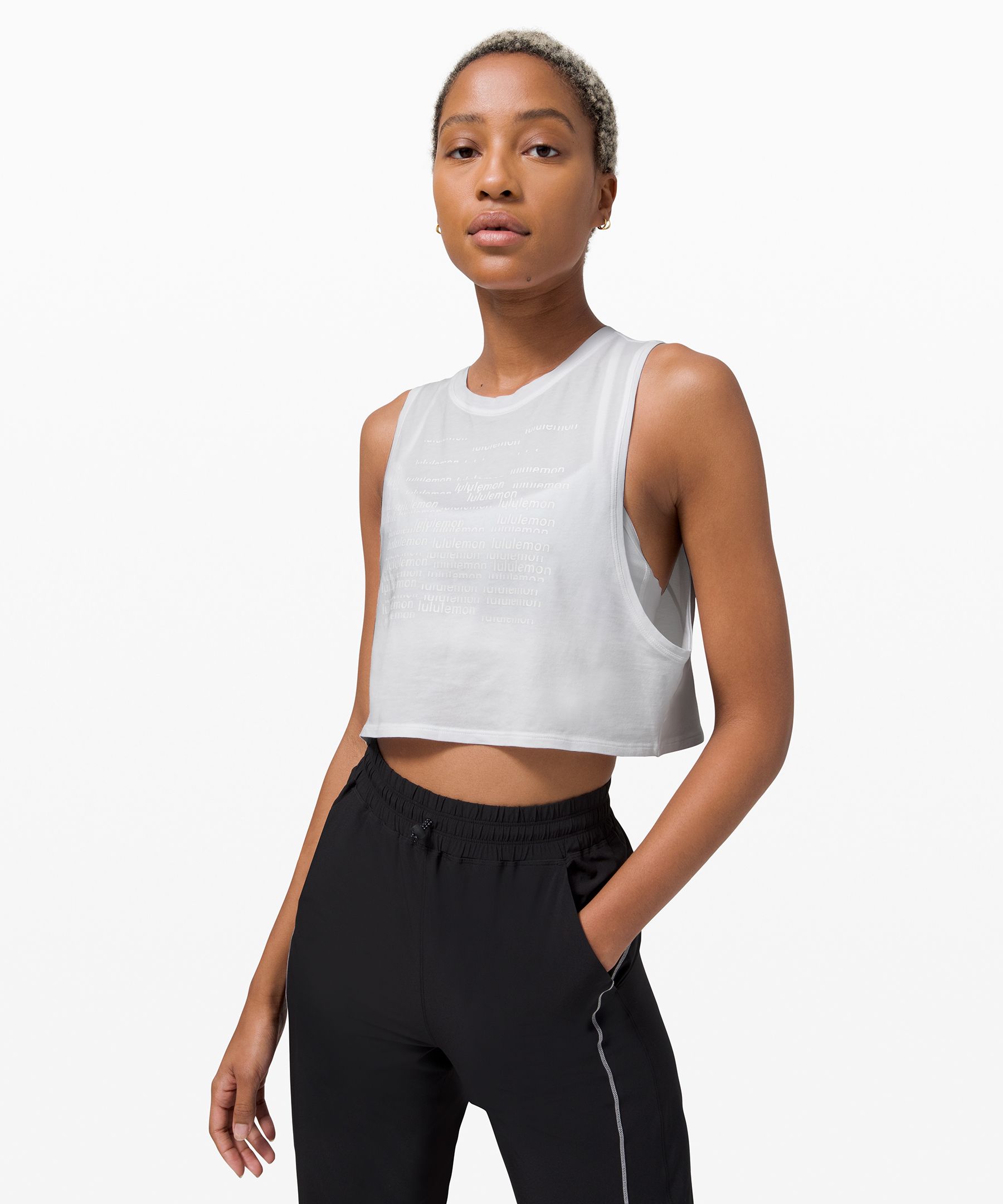 lululemon muscle crop tank