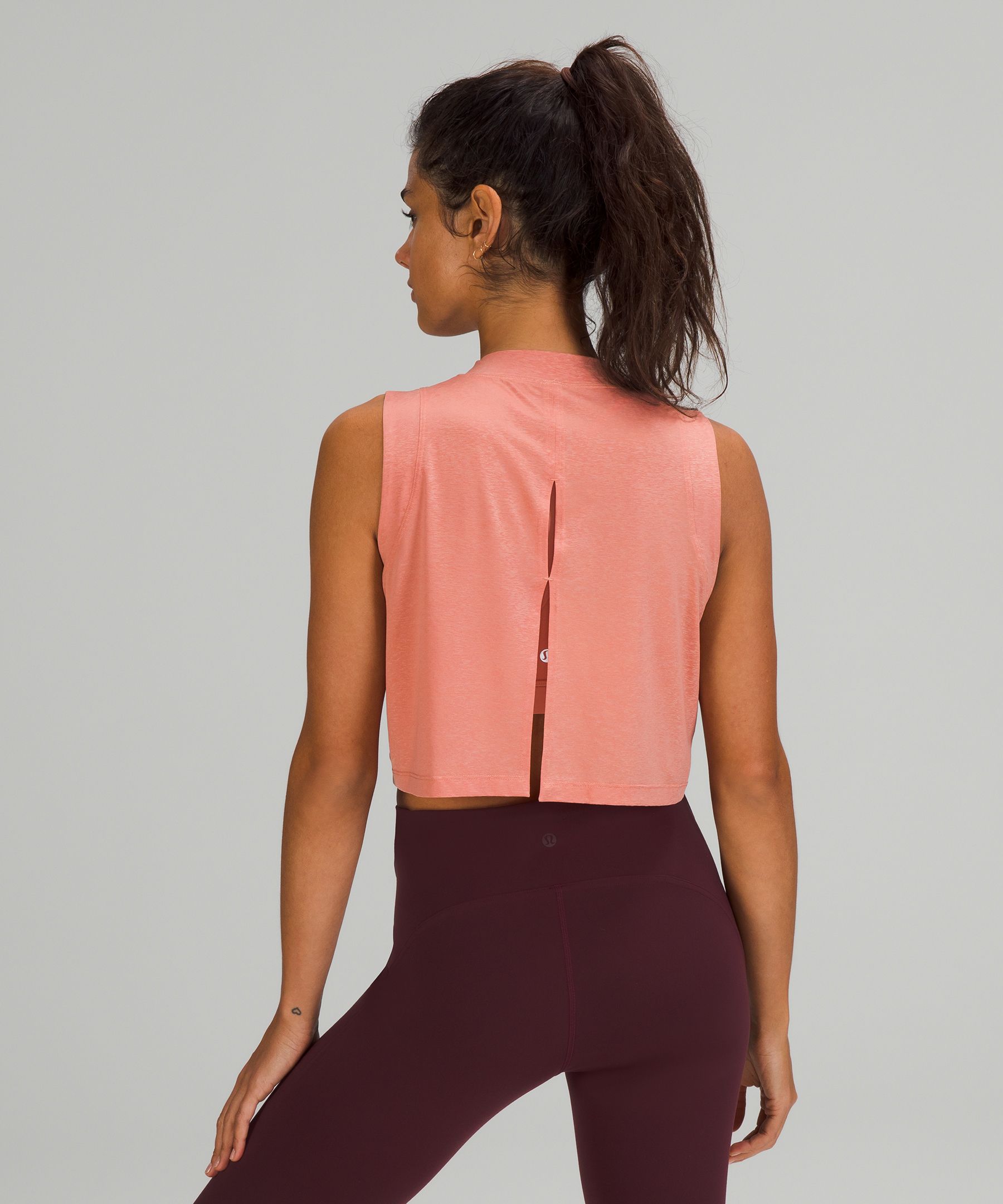 Flow Y 2-in-1 Cropped Tank Top *Light Support, B/C Cup