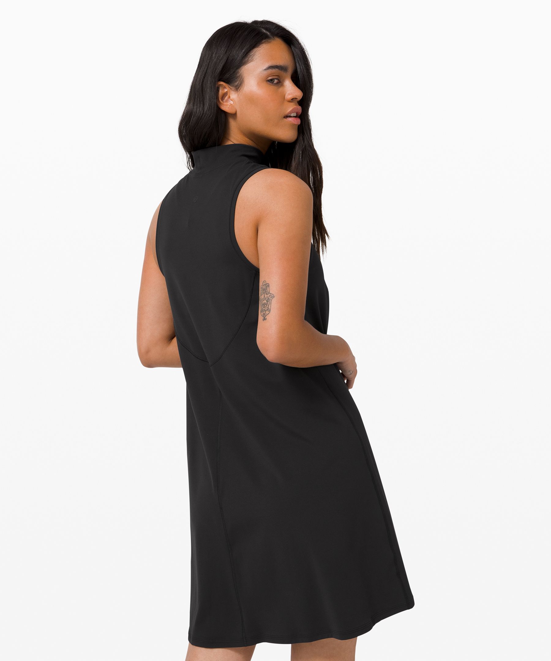 Lululemon Away Dress - Black - lulu fanatics